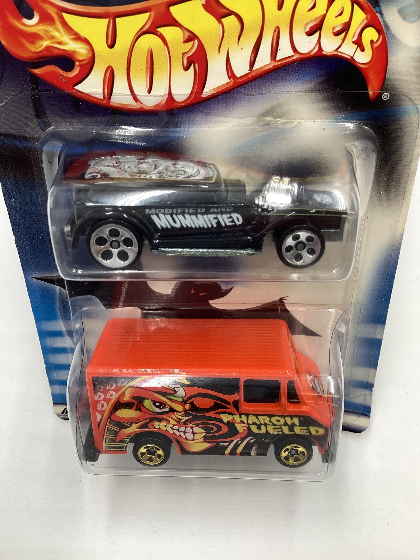 2002 Hot Wheels Halloween Highway Mummified & Pharoh SR