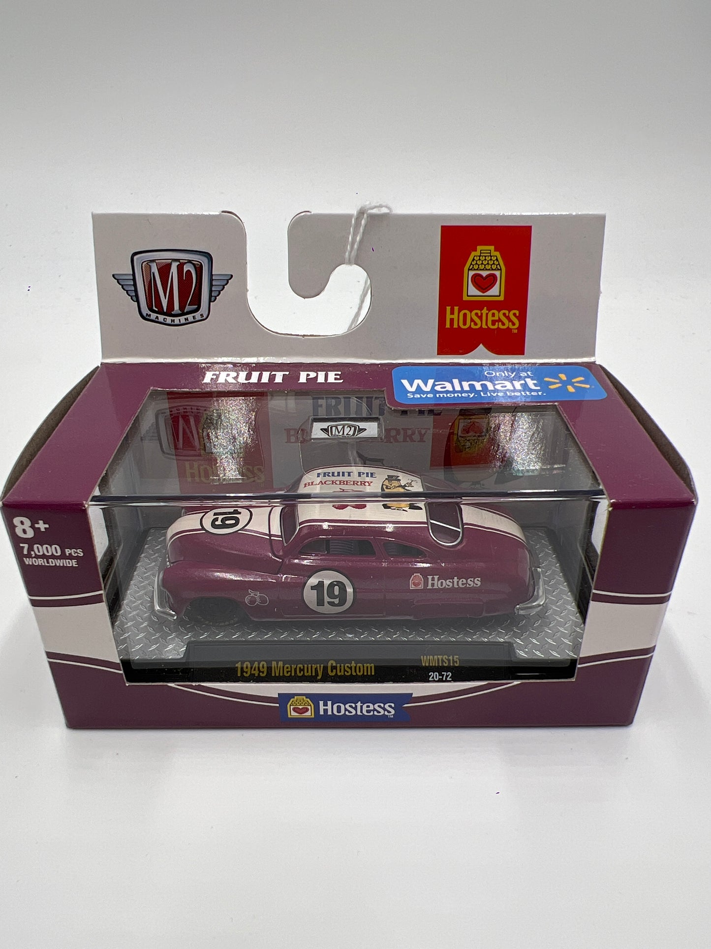 M2 Machines Walmart Exclusive Hostess Fruit Pie 1949 Mercury Custom Purple WMTS15