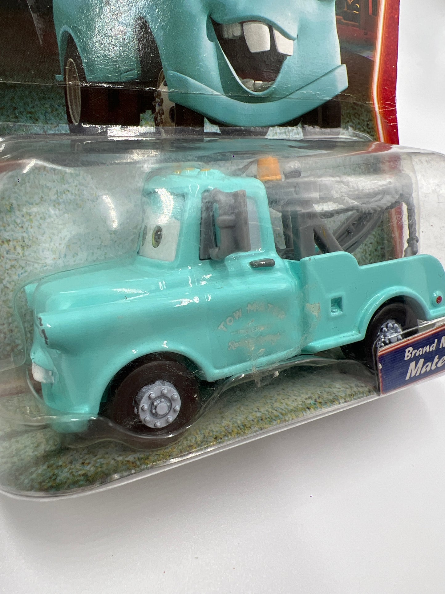 Disney Pixar Cars Supercharged Brand New Mater Light Blue Bad Card 140A