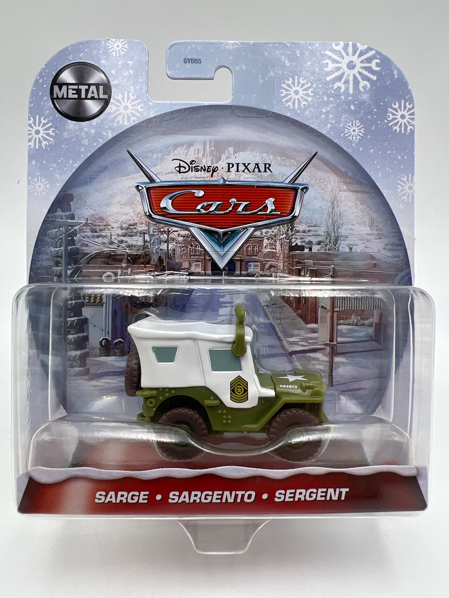 Disney Pixar Cars Winter Christmas Edition Sarge