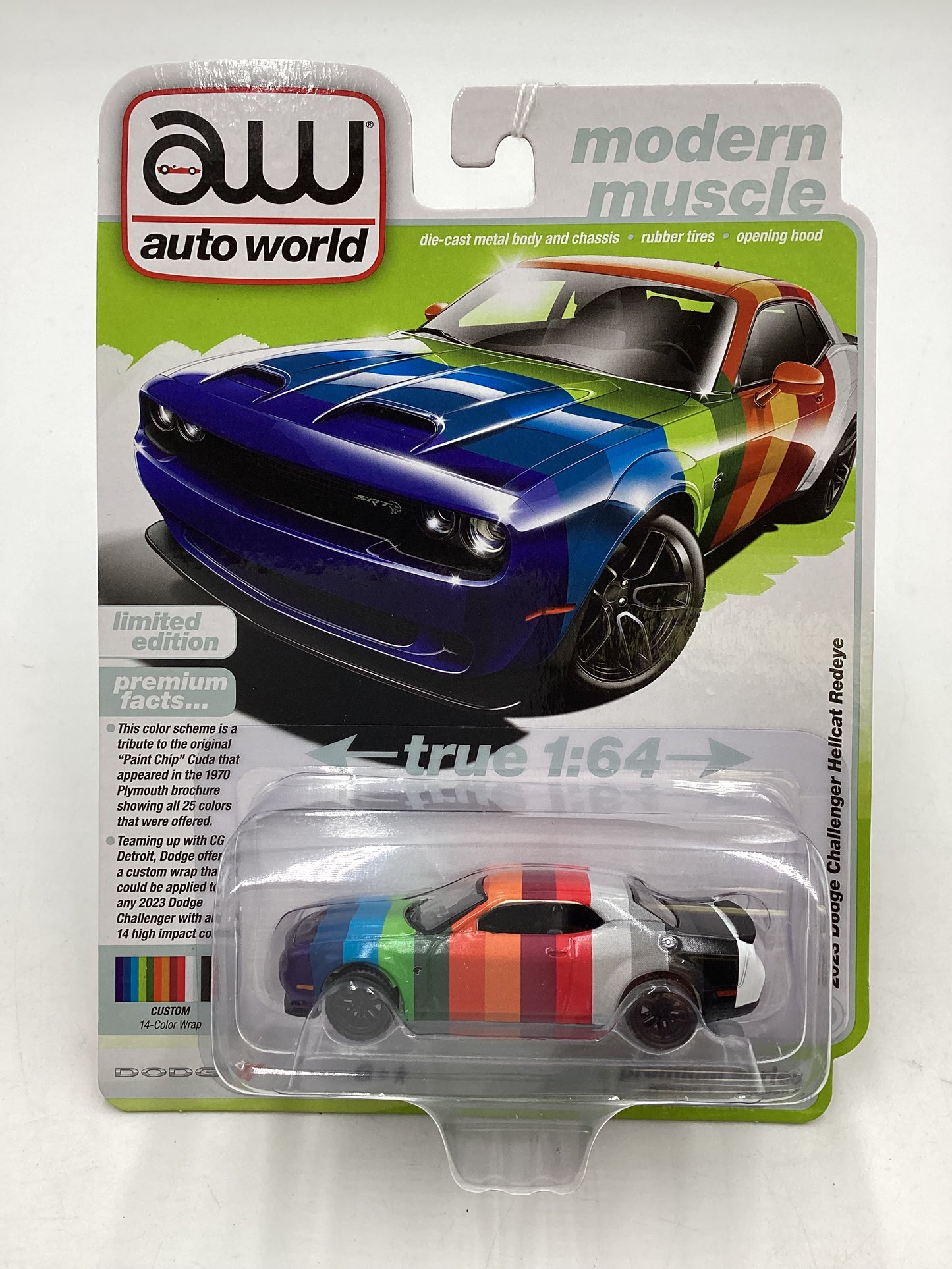 Auto World Modern Muscle 2023 Dodge Challenger Hellcat Redeye 183B