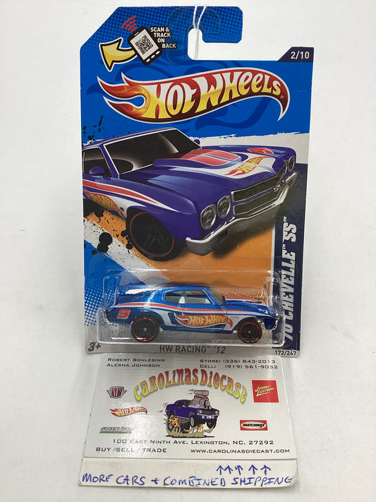 2012 HW Racing #172 70 Chevelle SS Blue 13C