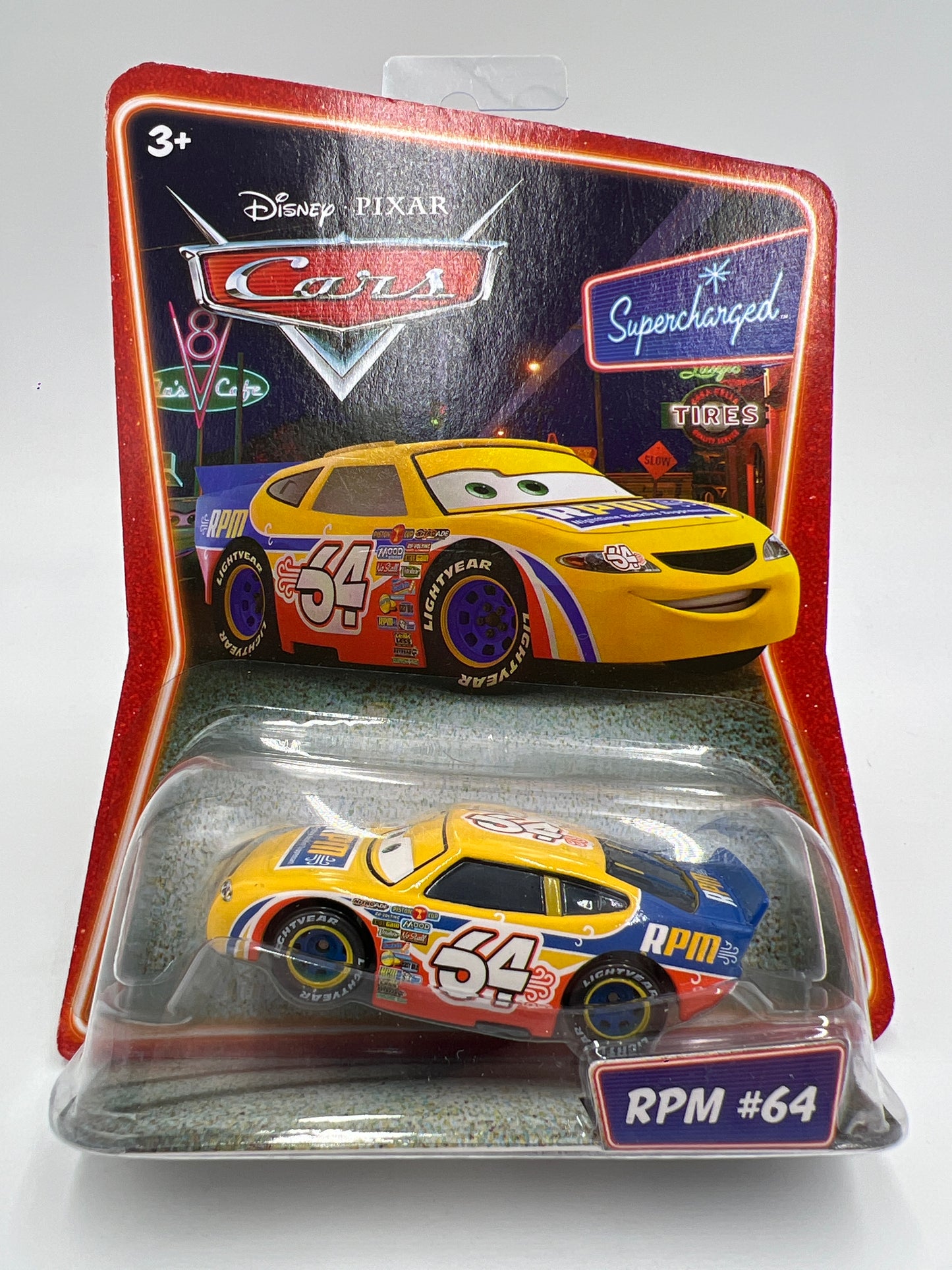 Disney Pixar Cars Supercharged RPM #64 139D