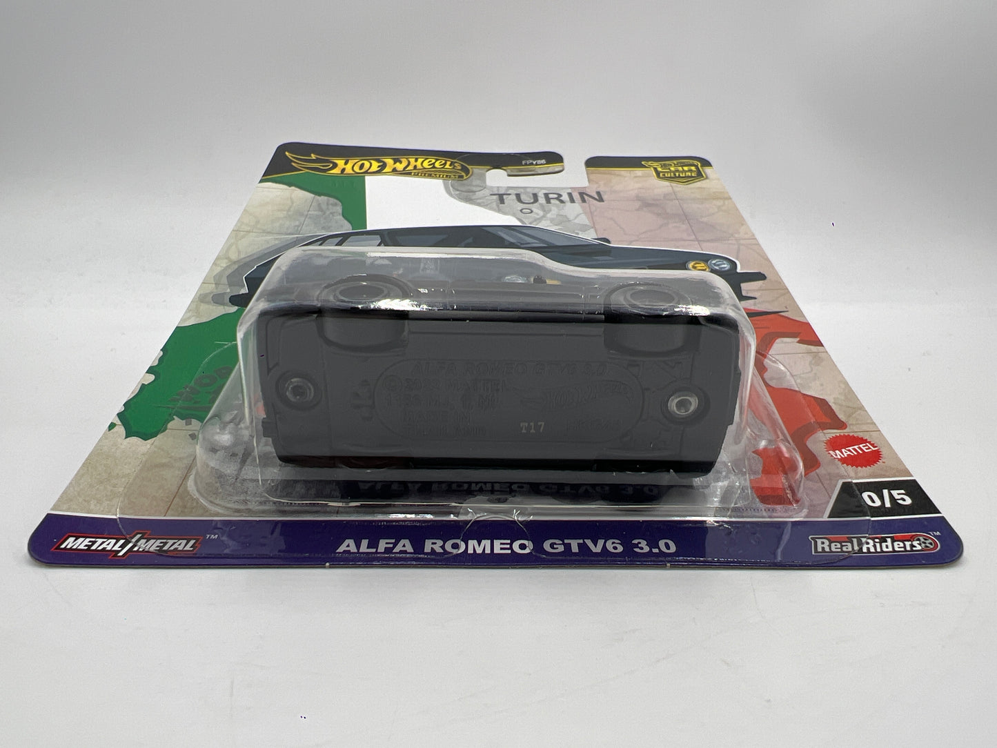 2024 Hot Wheels Premium World Tour Chase #0 Alfa Romeo GTV6 3.0 Black W/Protector