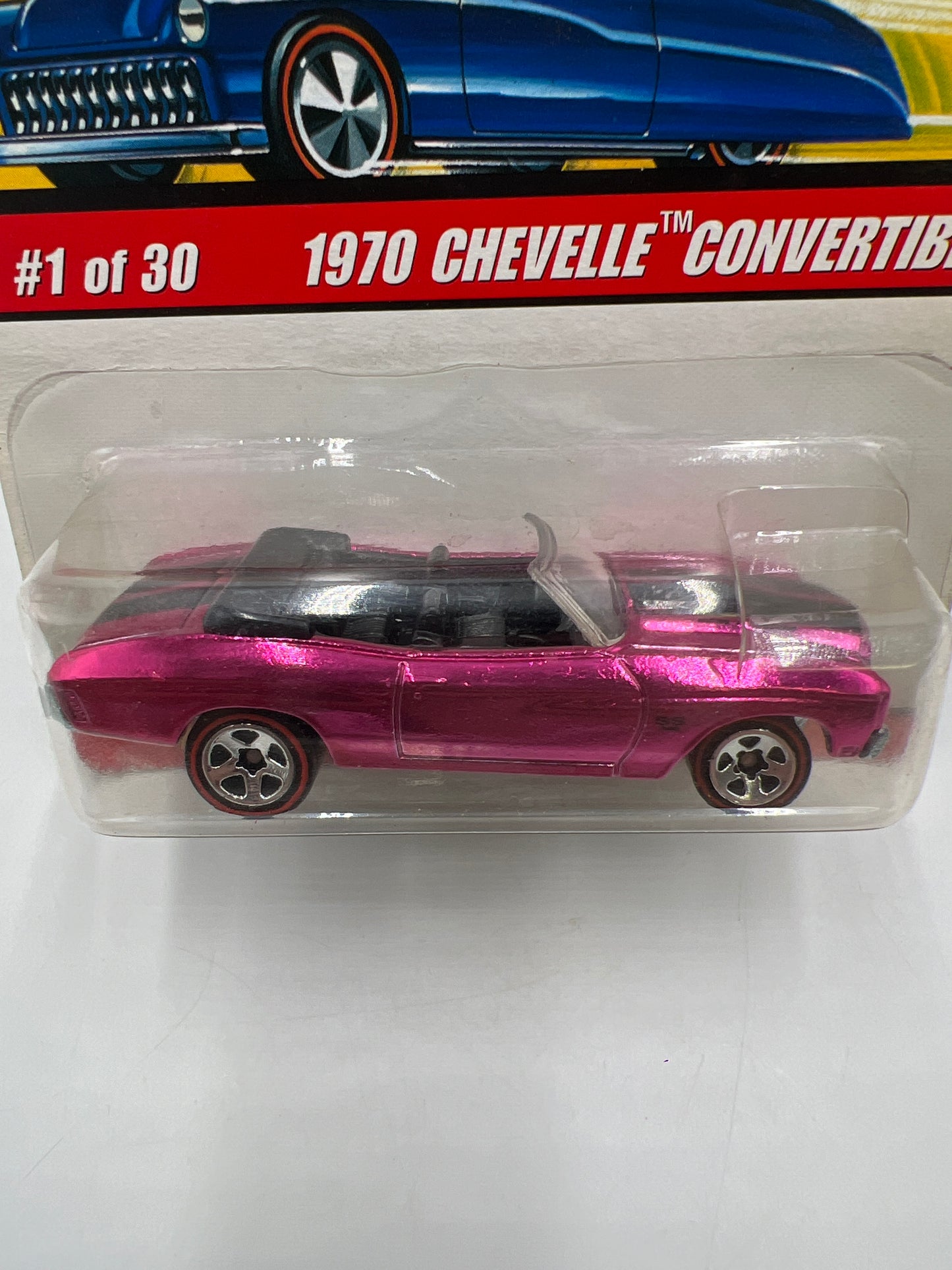 Hot Wheels Classics Series 2 #1 1970 Chevelle Convertible Pink *Soft Corners*