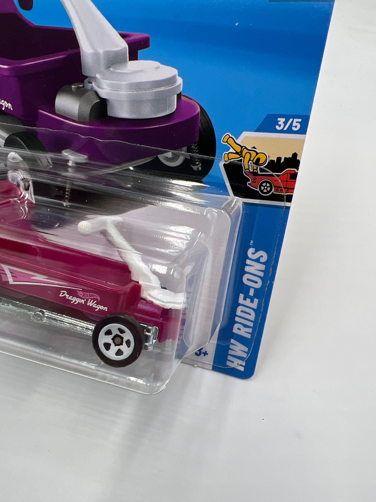 2025 Hot Wheels J Case HW Ride-Ons #68 Draggin Wagon Purple 117I