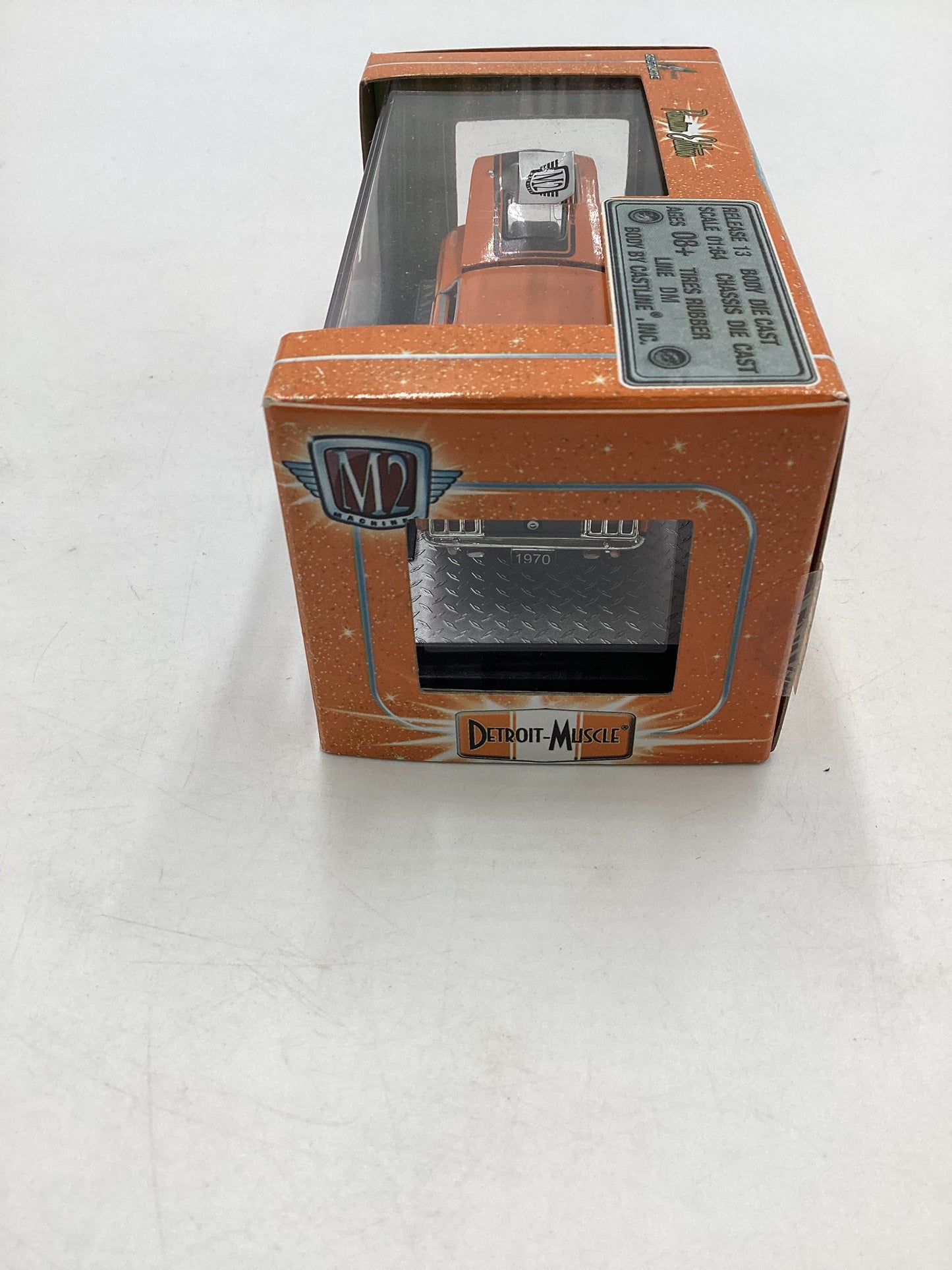 M2 Machines Premium Edition 1970 Ford Mustang Mach 1 428 Twister Special Orange 10-19