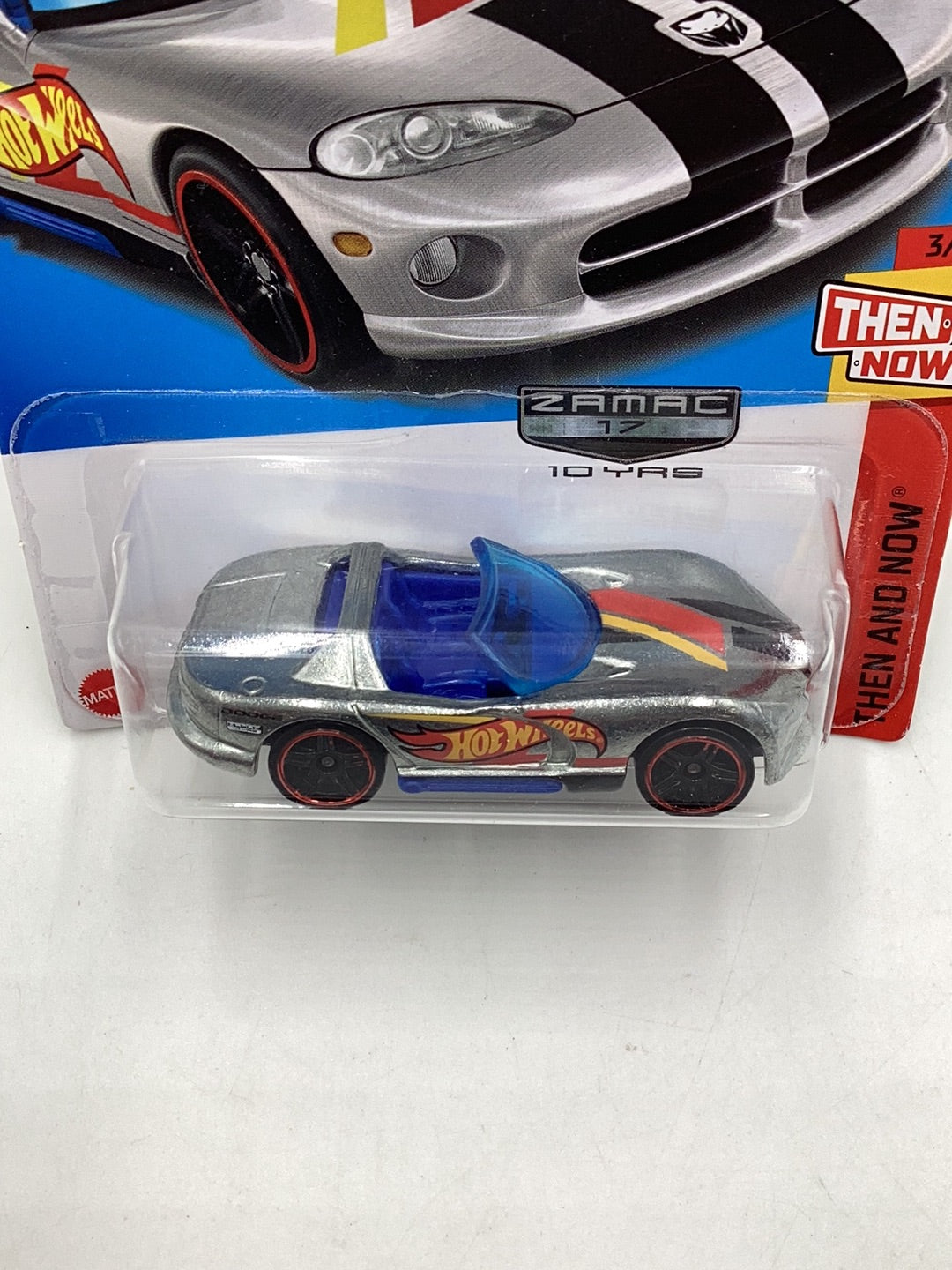 2023 Hot Wheels  #208 Dodge Viper RT/10 Zamac #17 145E