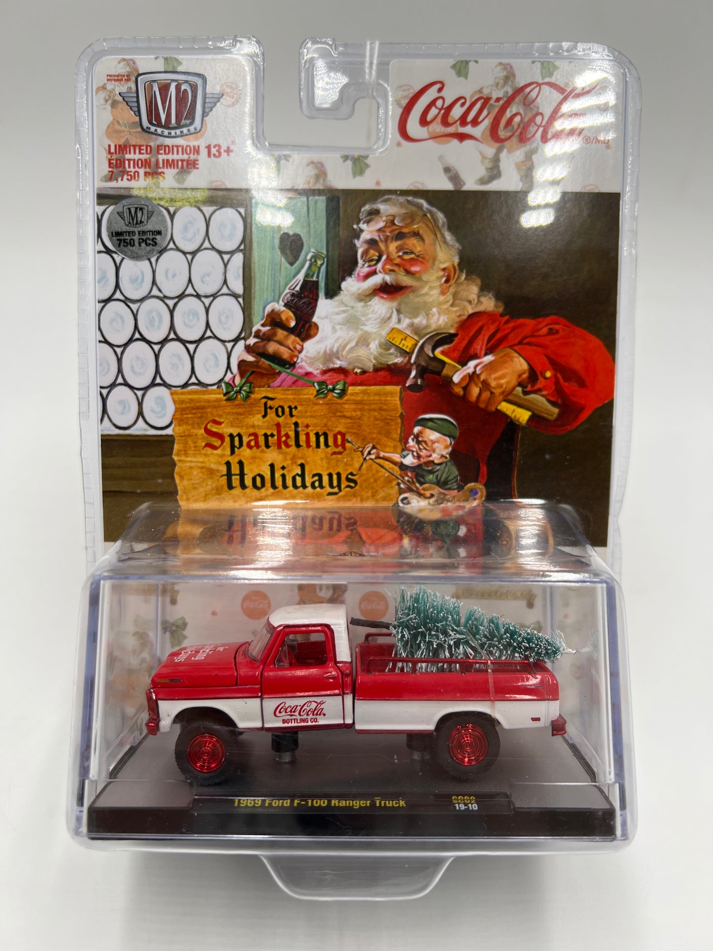 M2 Machines Coca Cola CHASE 1969 Ford F-100 Ranger Truck Red/White SC02