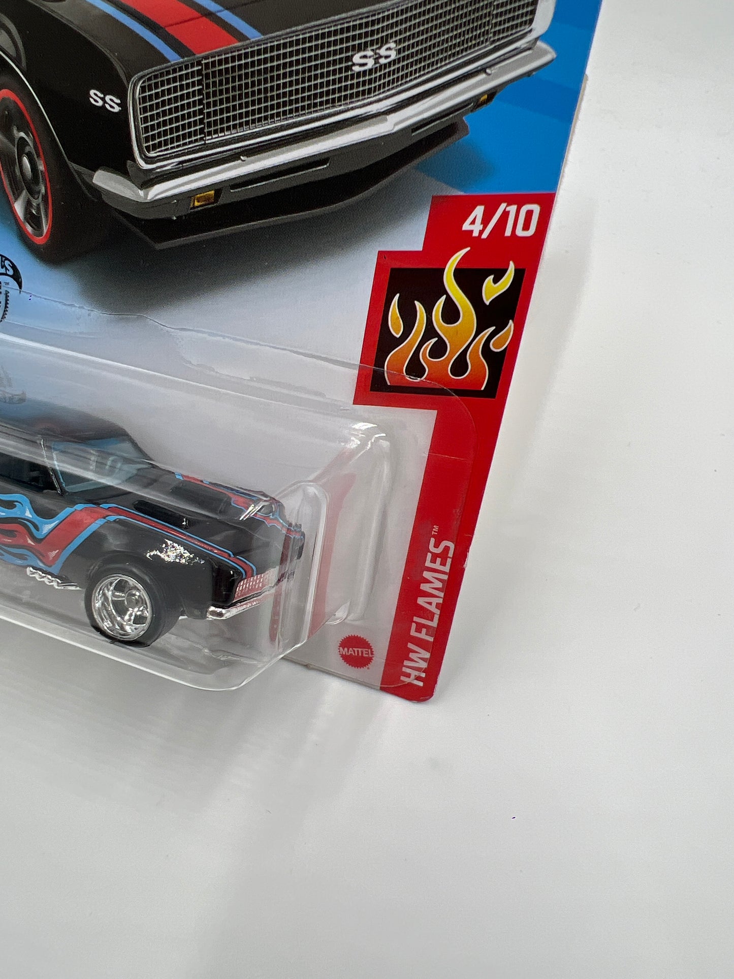 Hot Wheels 67 Camaro Kroger Exclusive Black Wheel Swap Custom On Card W/Protector SR