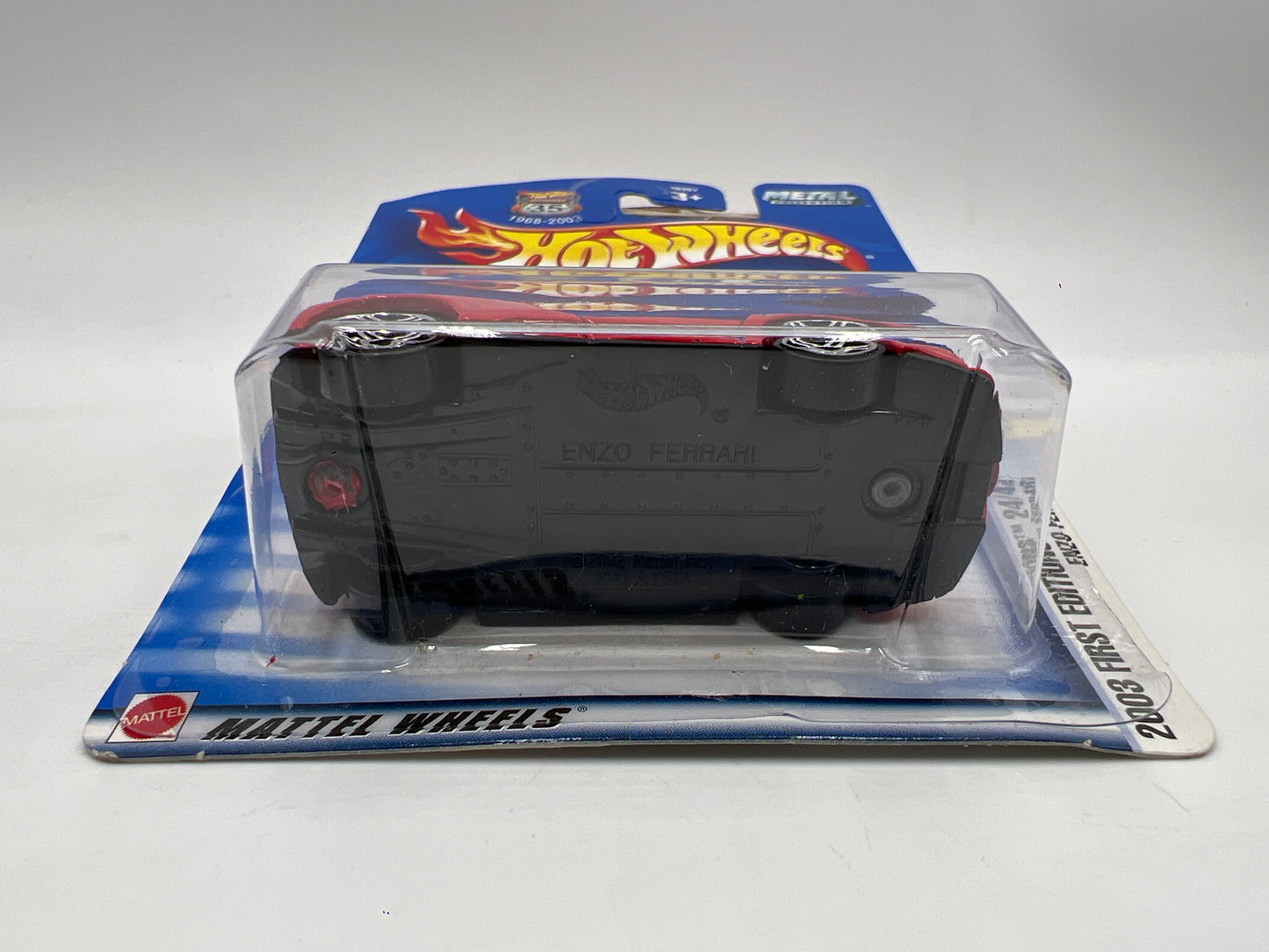 2003 Hot Wheels First Editions #36 Enzo Ferrari Red W/Protector SR
