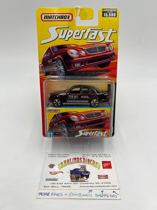 Matchbox Superfast #11 Mercedes-Benz E-Class Taxi 163H