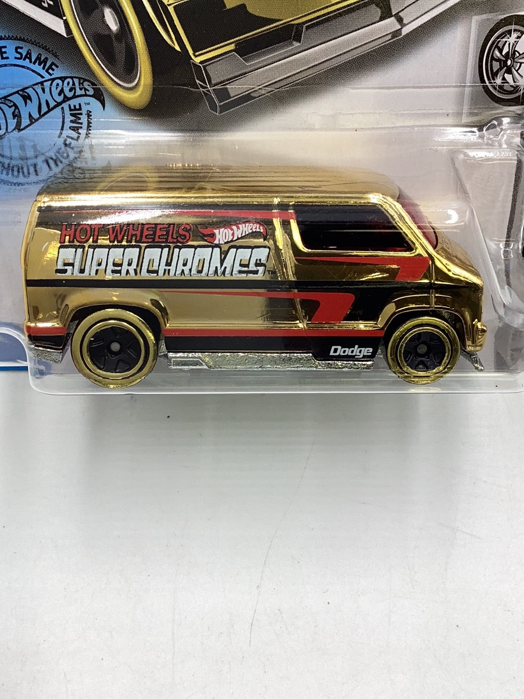 2019 Hot wheels #23 Custom 77 Dodge Van Gold 43D