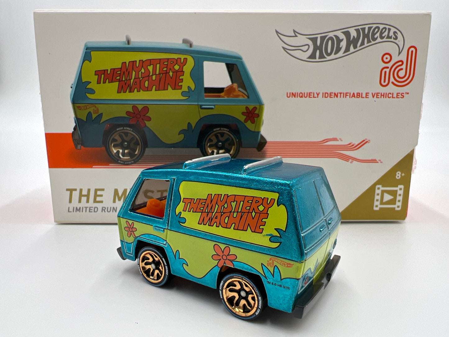 Hot Wheels iD Screen Time Series 1 #5 The Mystery Machine Light Blue Opened