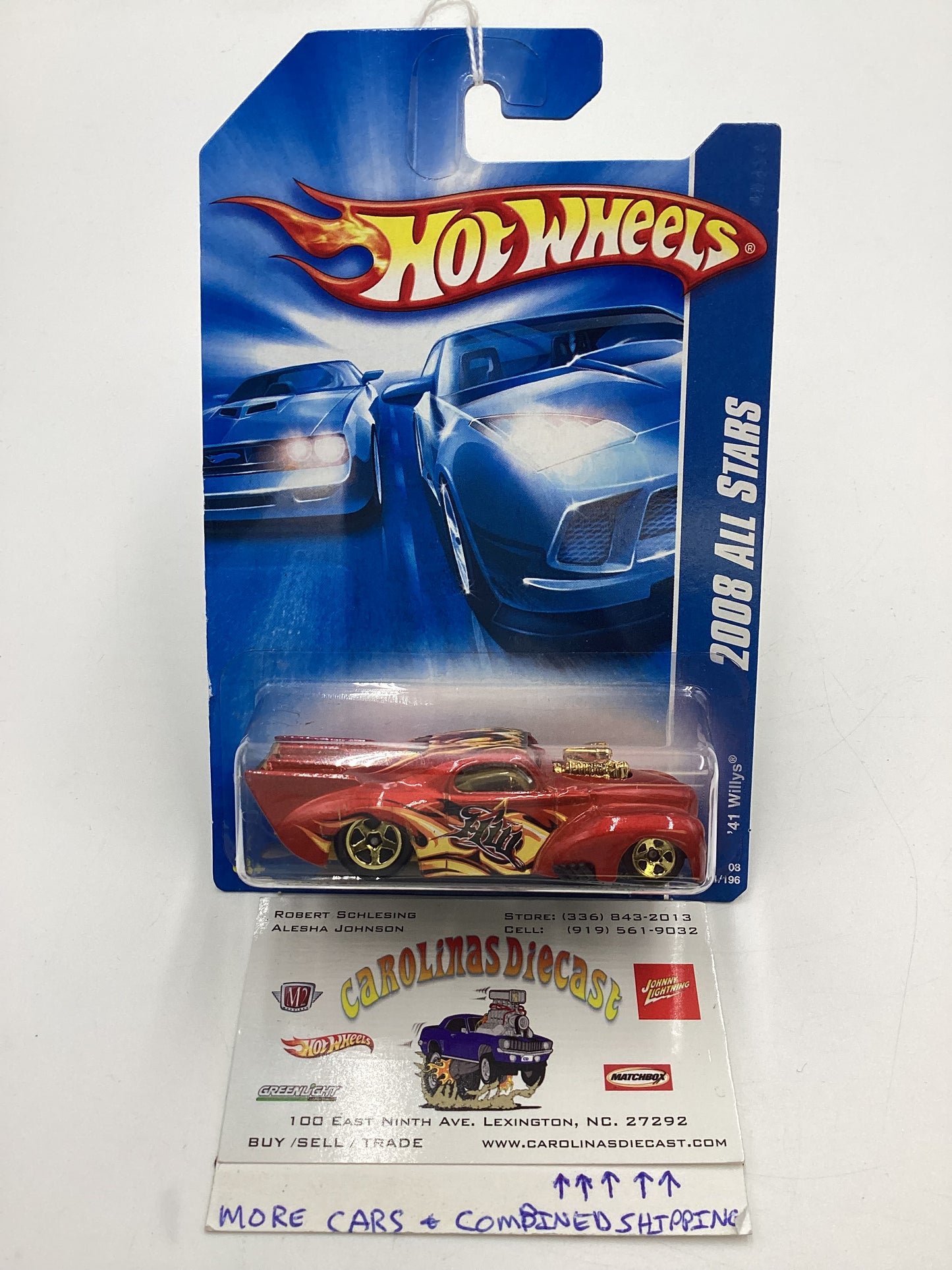 2008 Hot Wheels All Stars #61 41 Willy’s Burnt Orange AA5