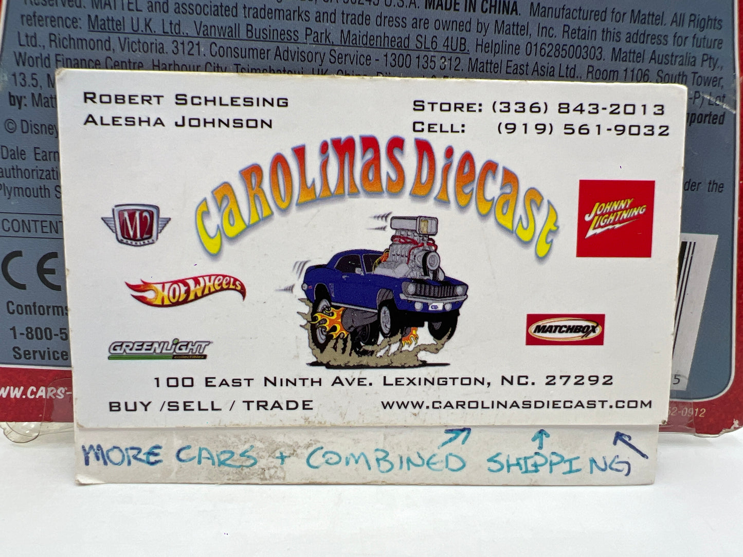 Disney Pixar The World Of Cars Race O Rama #23 Dale Earnhardt Jr