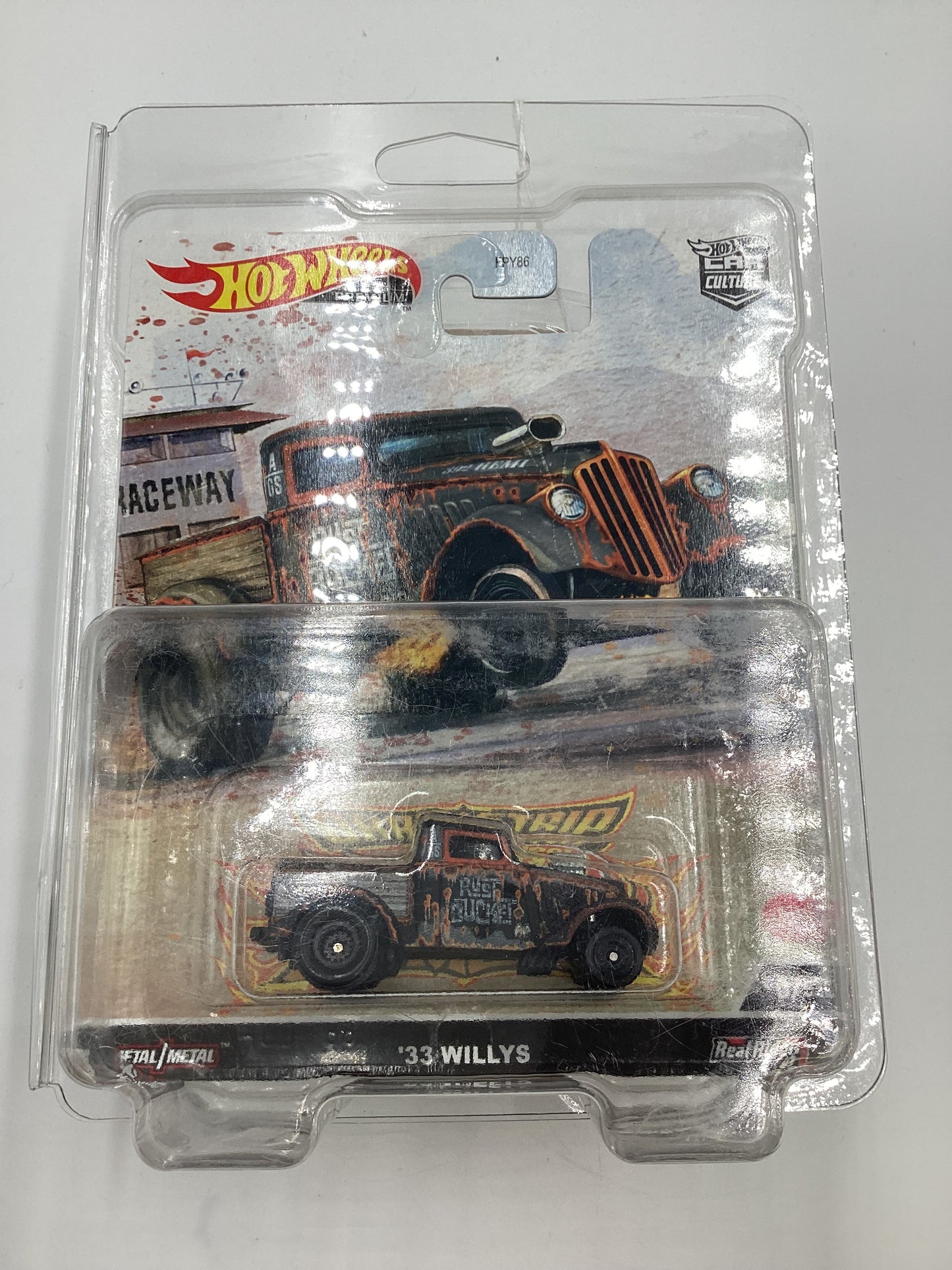 Hot Wheels Car Culture Drag Strip Demons 33 #0 33 Willys Chase W/ protector