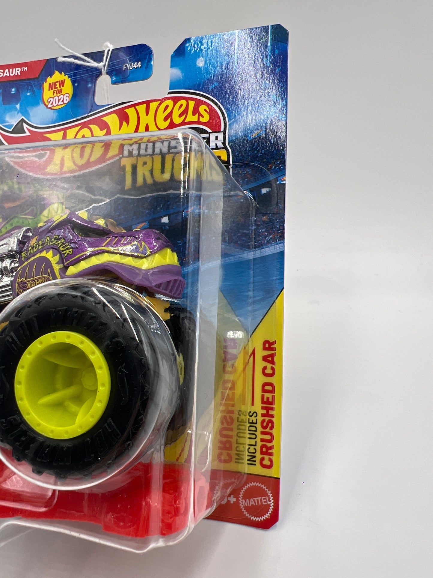 2026 Hot Wheels Monster Trucks Beast Bashers #2 Ragesaur 124D