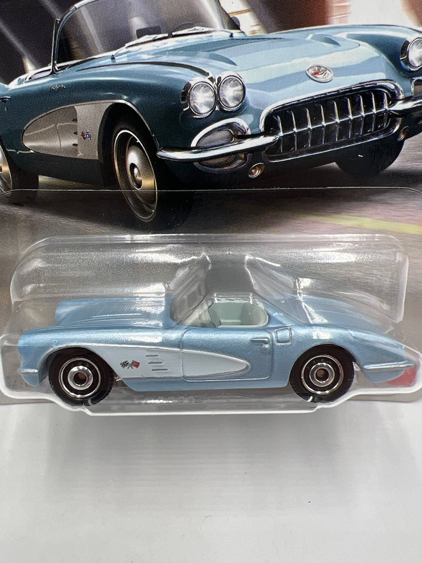 2026 Matchbox #22 1958 Chevrolet Corvette Light Blue 213C