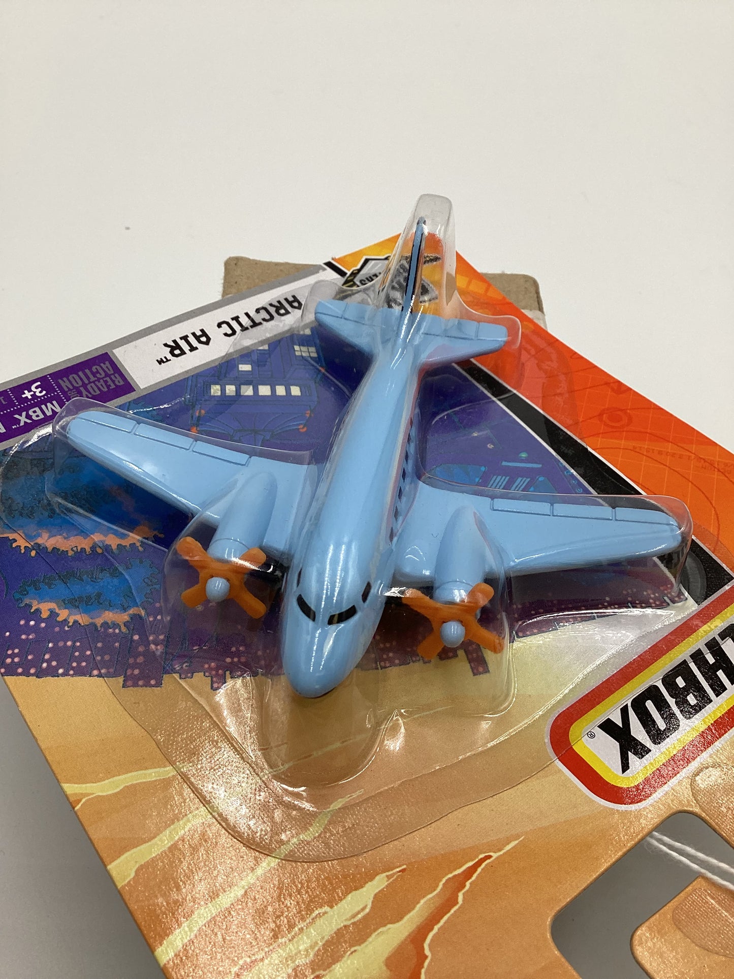 2007 Matchbox Skybusters K7510 Artic Air Light Blue 113D