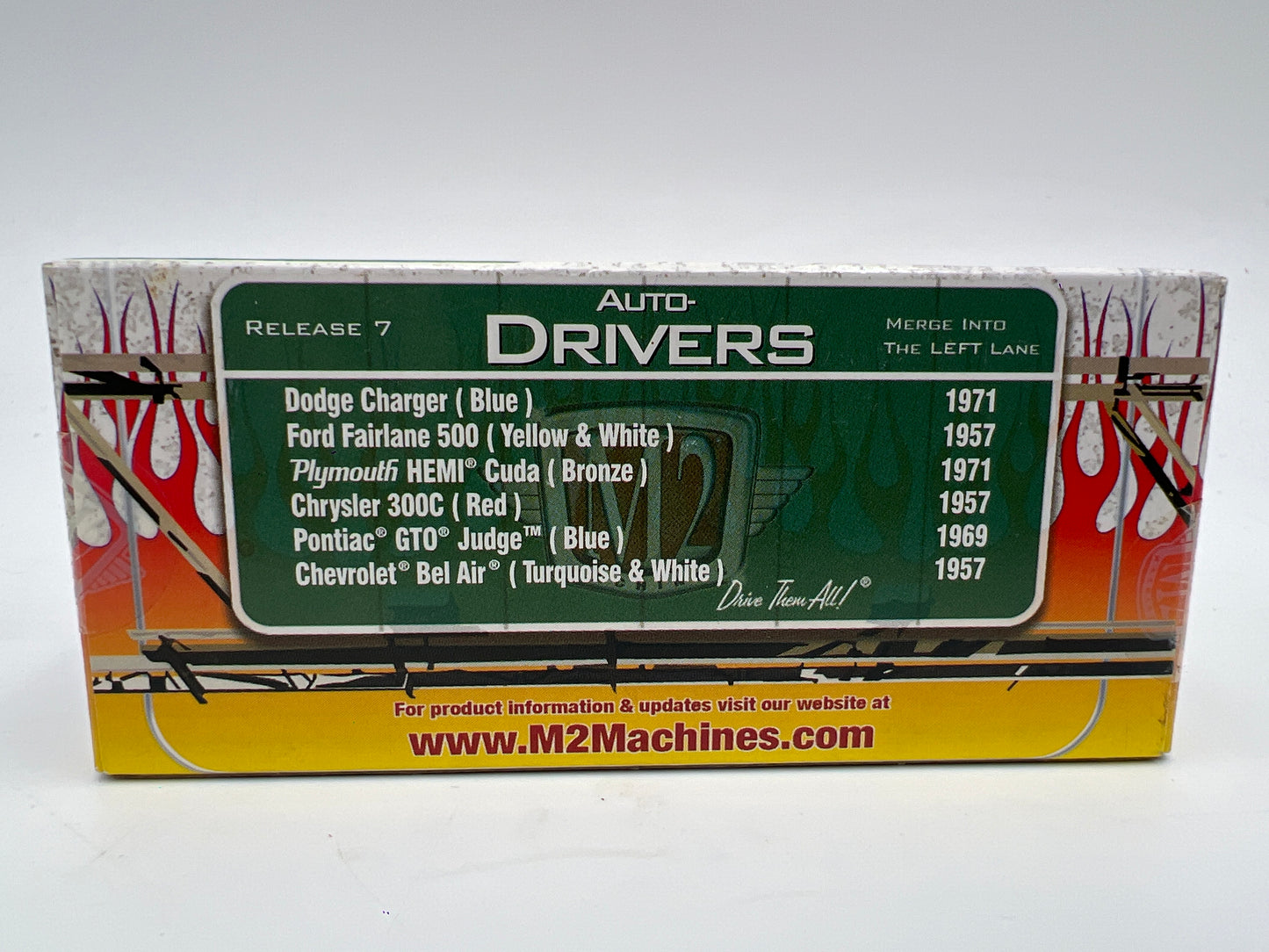 M2 Machines 10-13 Auto Drivers 1971 Dodge Charger Blue