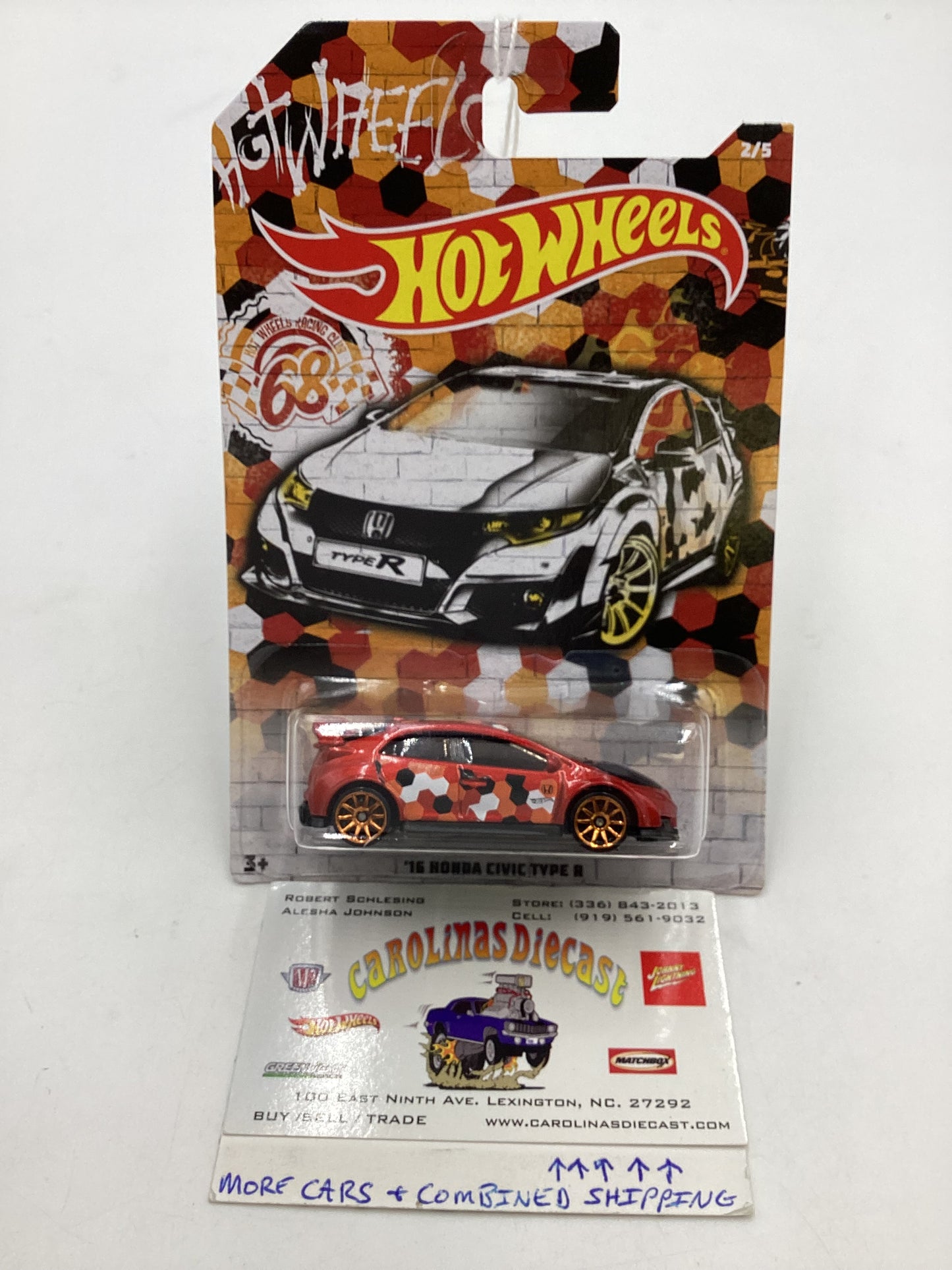 Hot Wheels Urban Camouflage 2/5 16 Honda Civic Type R 151G