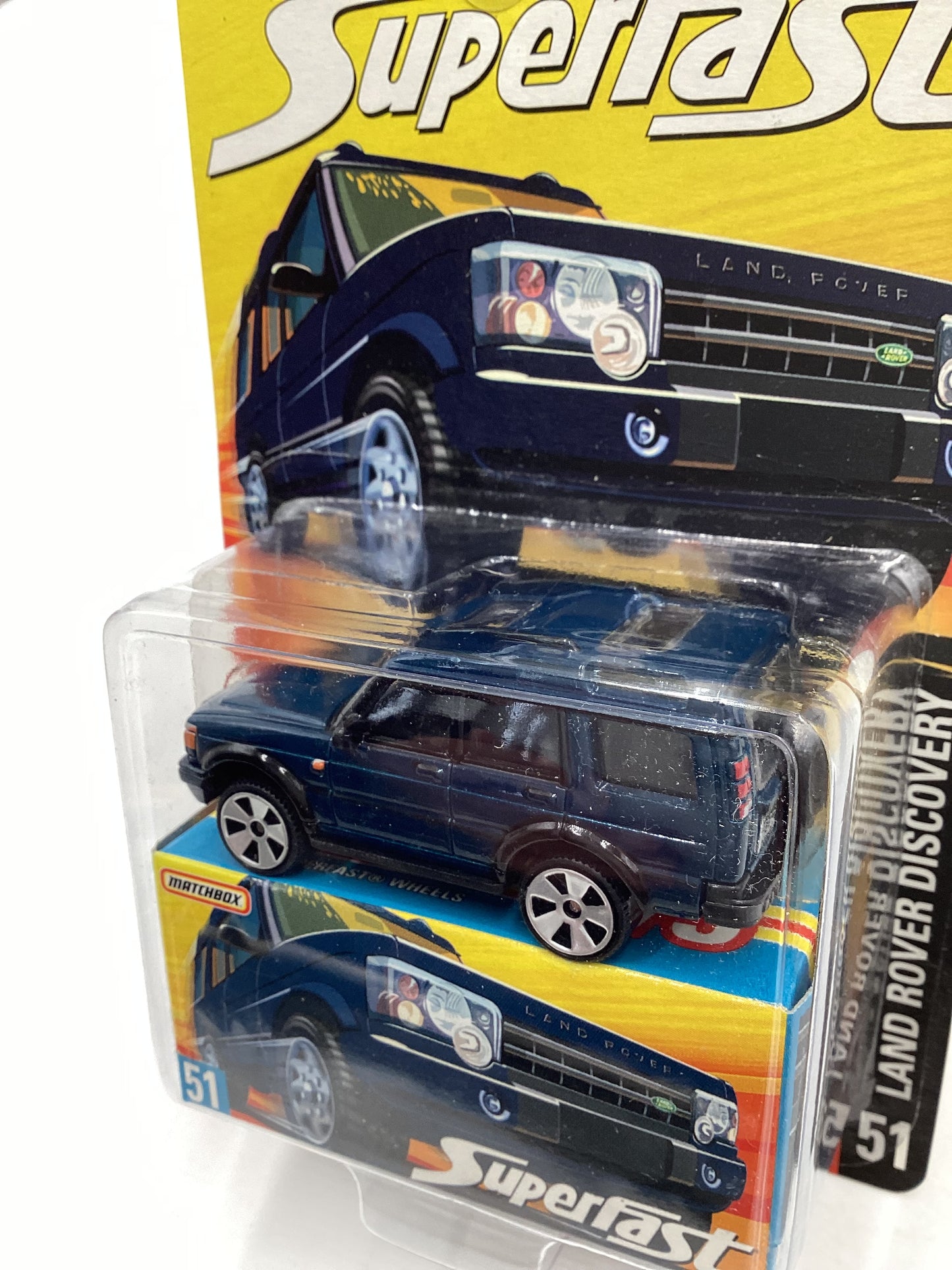 Matchbox Superfast #51 Land Rover Discovery *See Card For Condition*