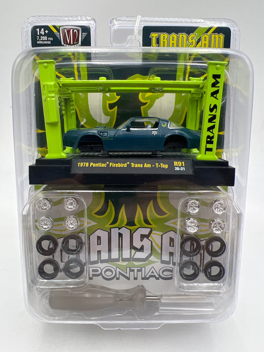 M2 Machines Model Kits R91 1978 Pontiac Firebird Trans Am T-Top Blue