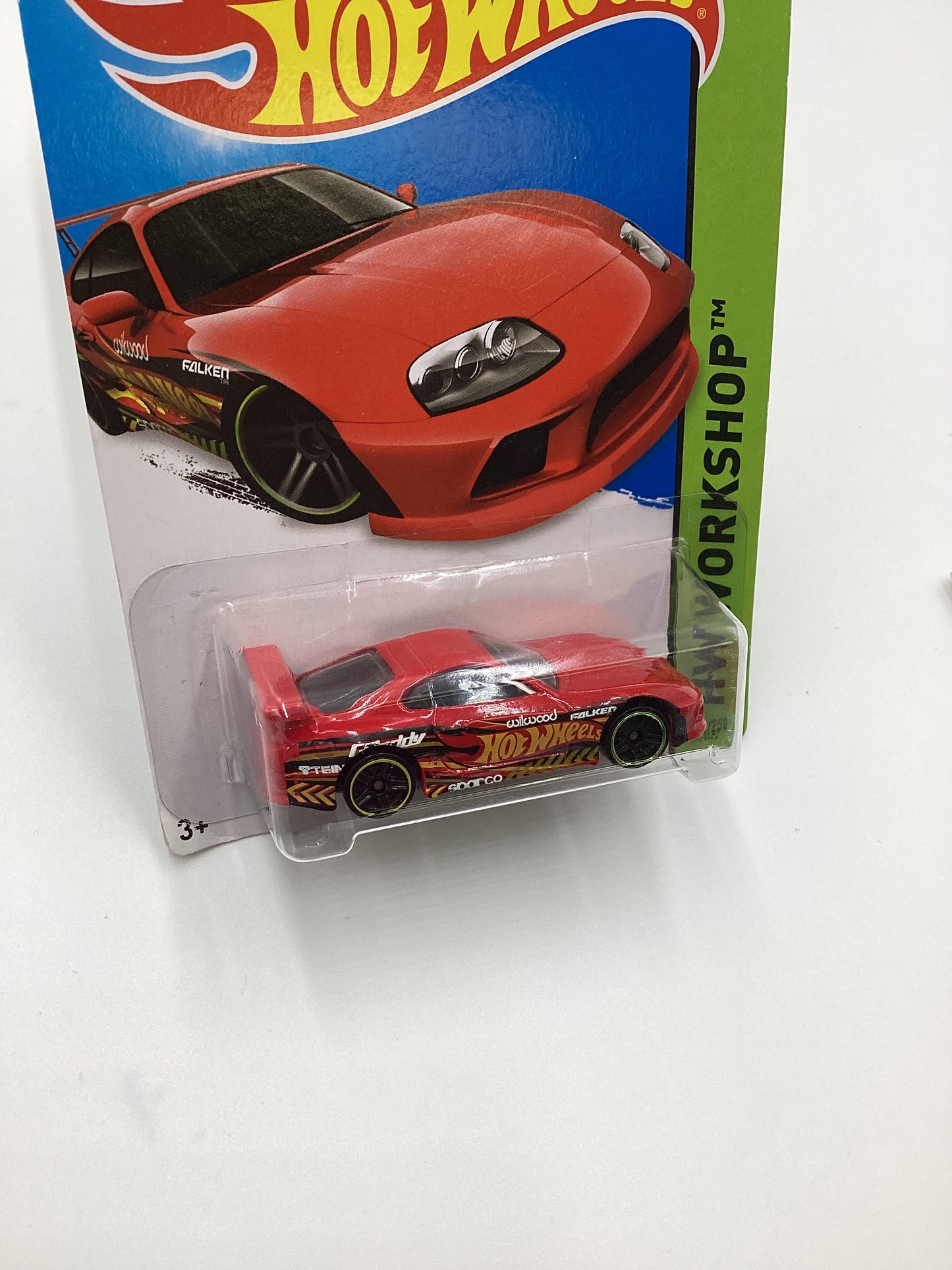 2015 Hot wheels #201 Red Toyota Supra