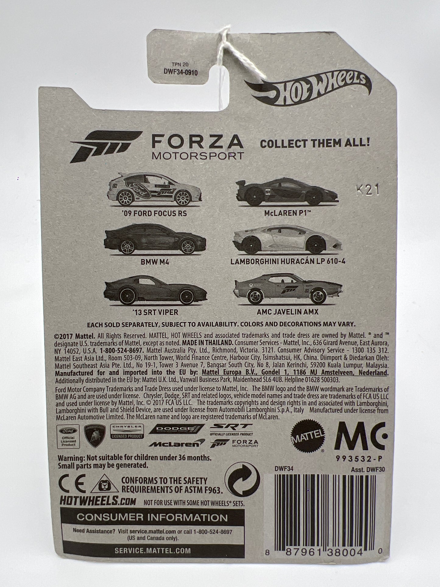 2017 Hot Wheels Forza Motorsport #3 BMW M4 Gray 154D