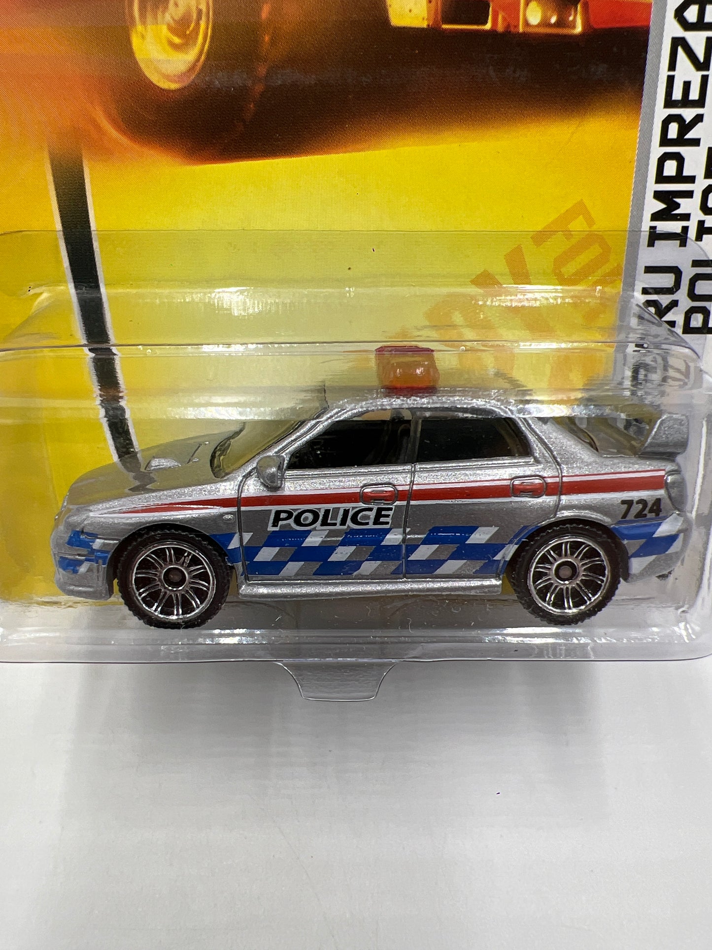 Matchbox City Action #45 Subaru Impreza Police Silver