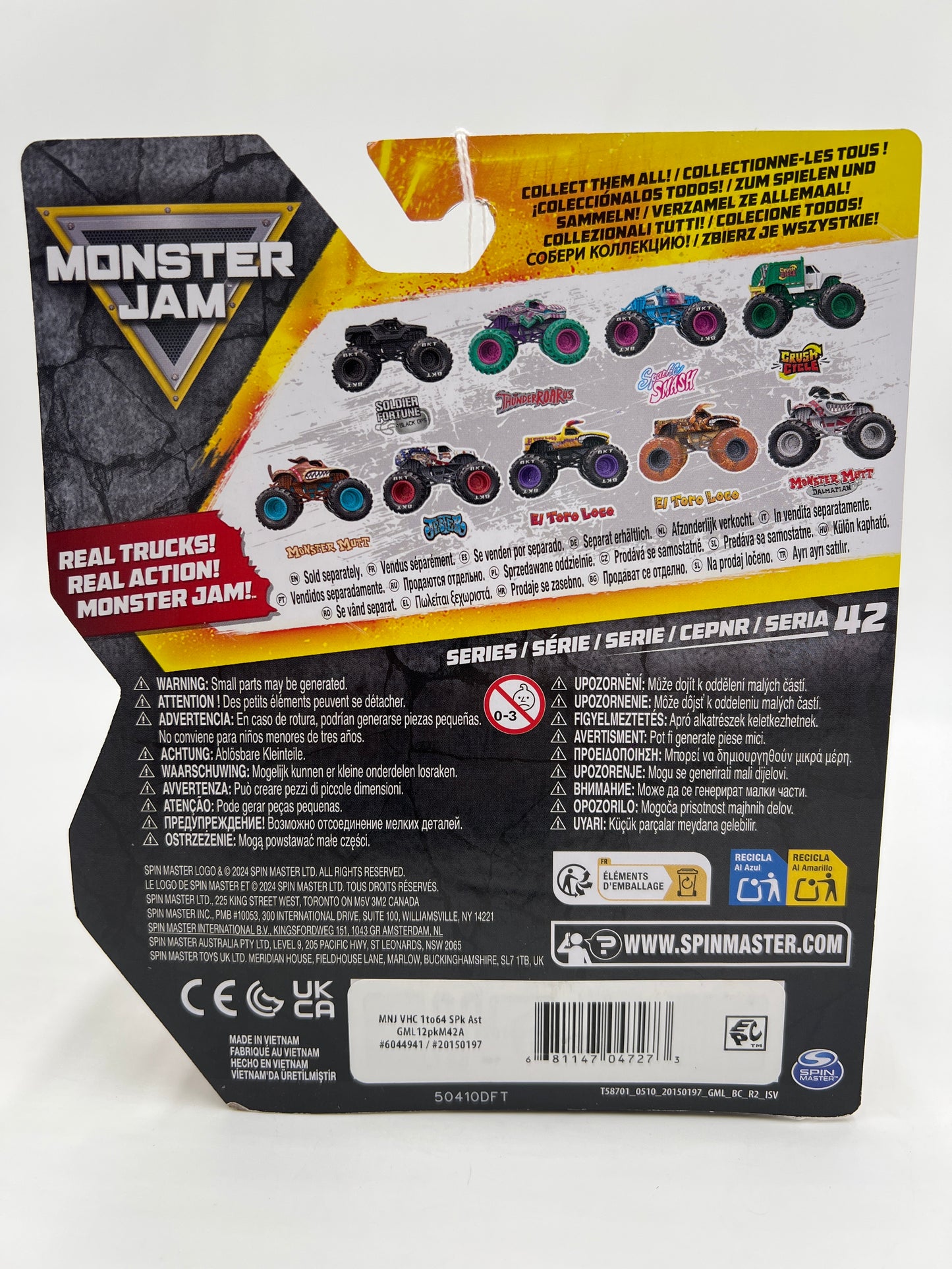 2025 Monster Jam Series 42 Collide-A-Scope El Toro Loco 128B