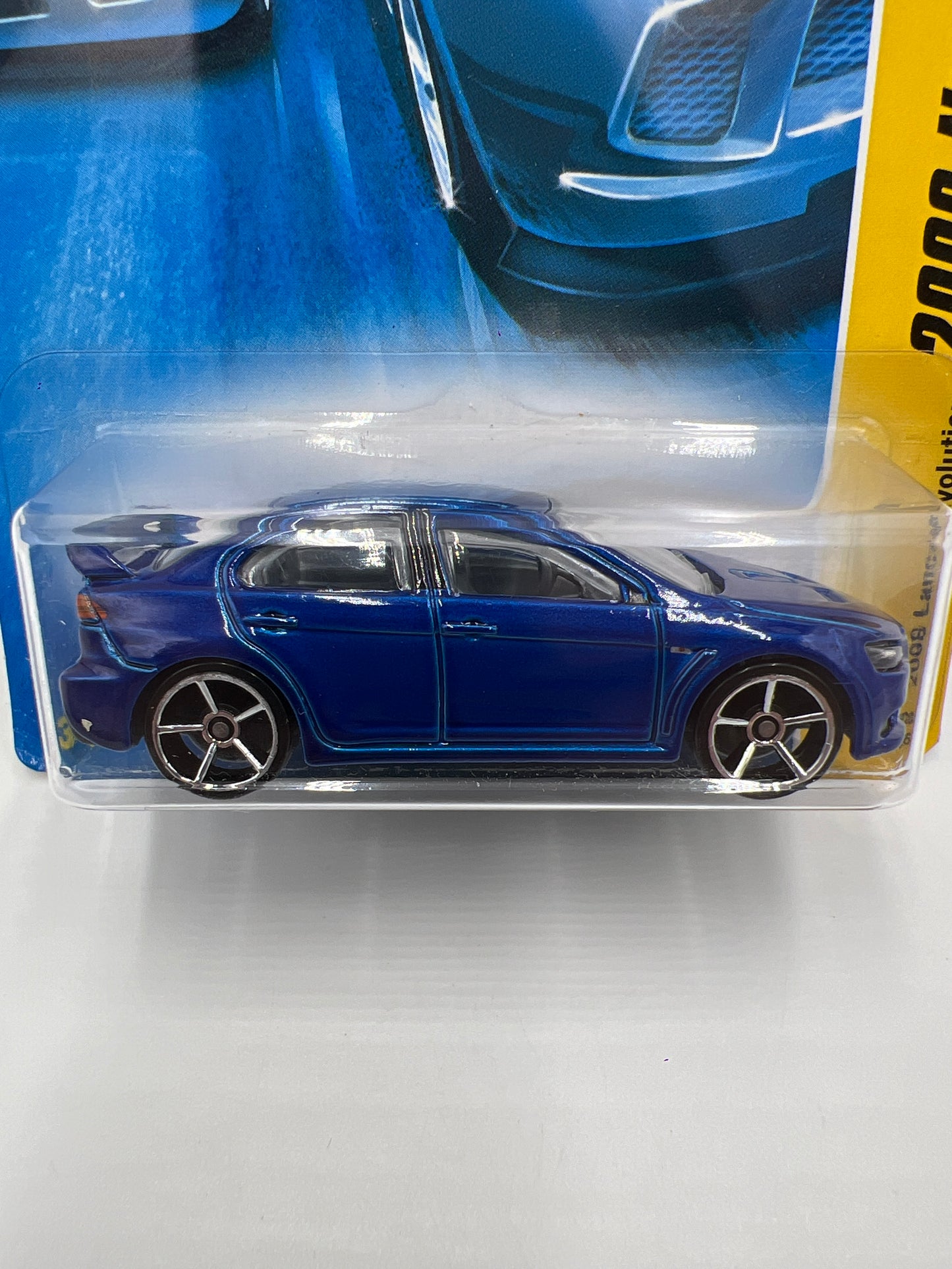 2008 Hot Wheels New Models #23 2008 Lancer Evolution Blue SR