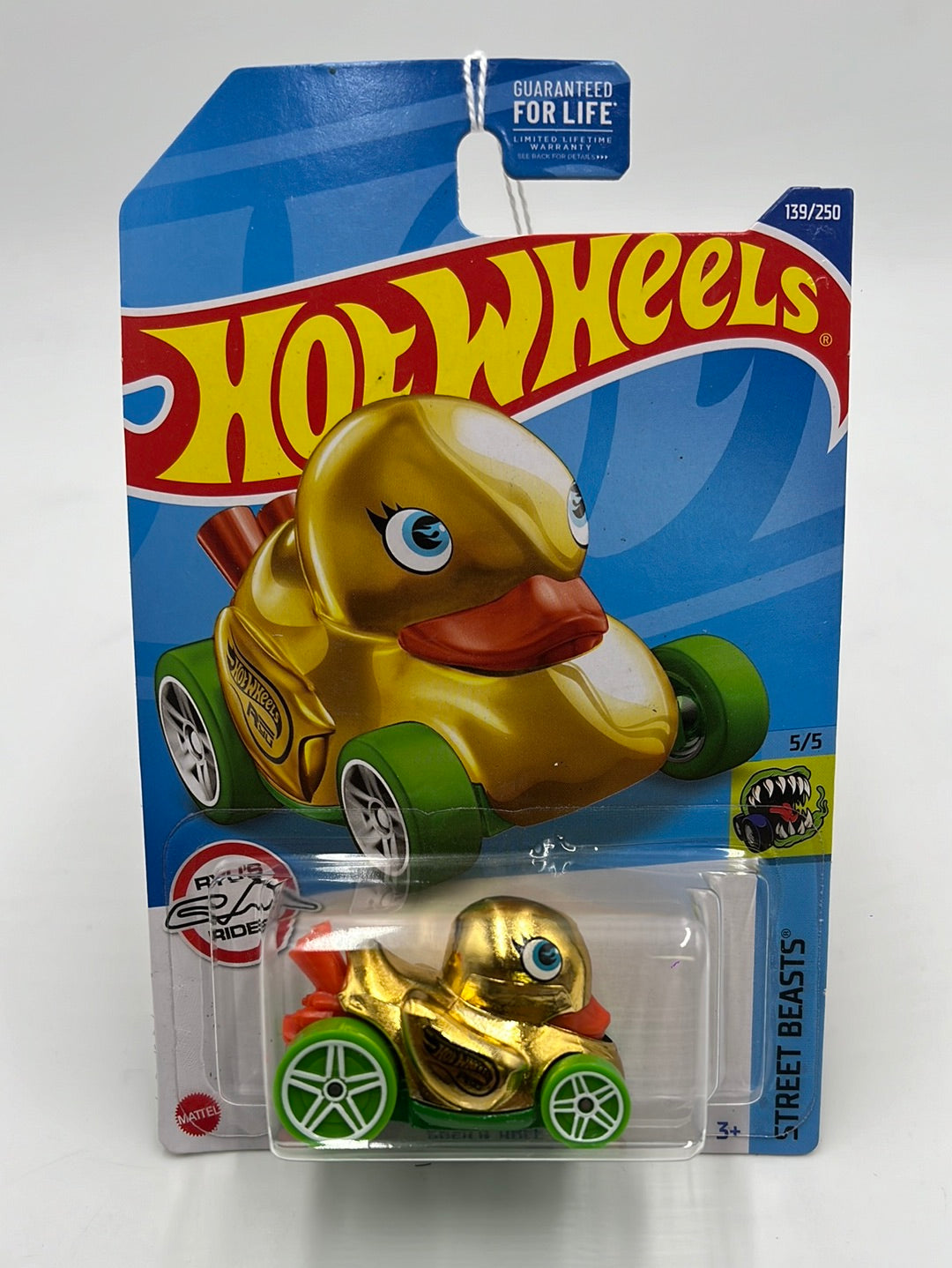 Hot Wheels 2022 Treasure Hunt Duck N Roll #139 w/protector