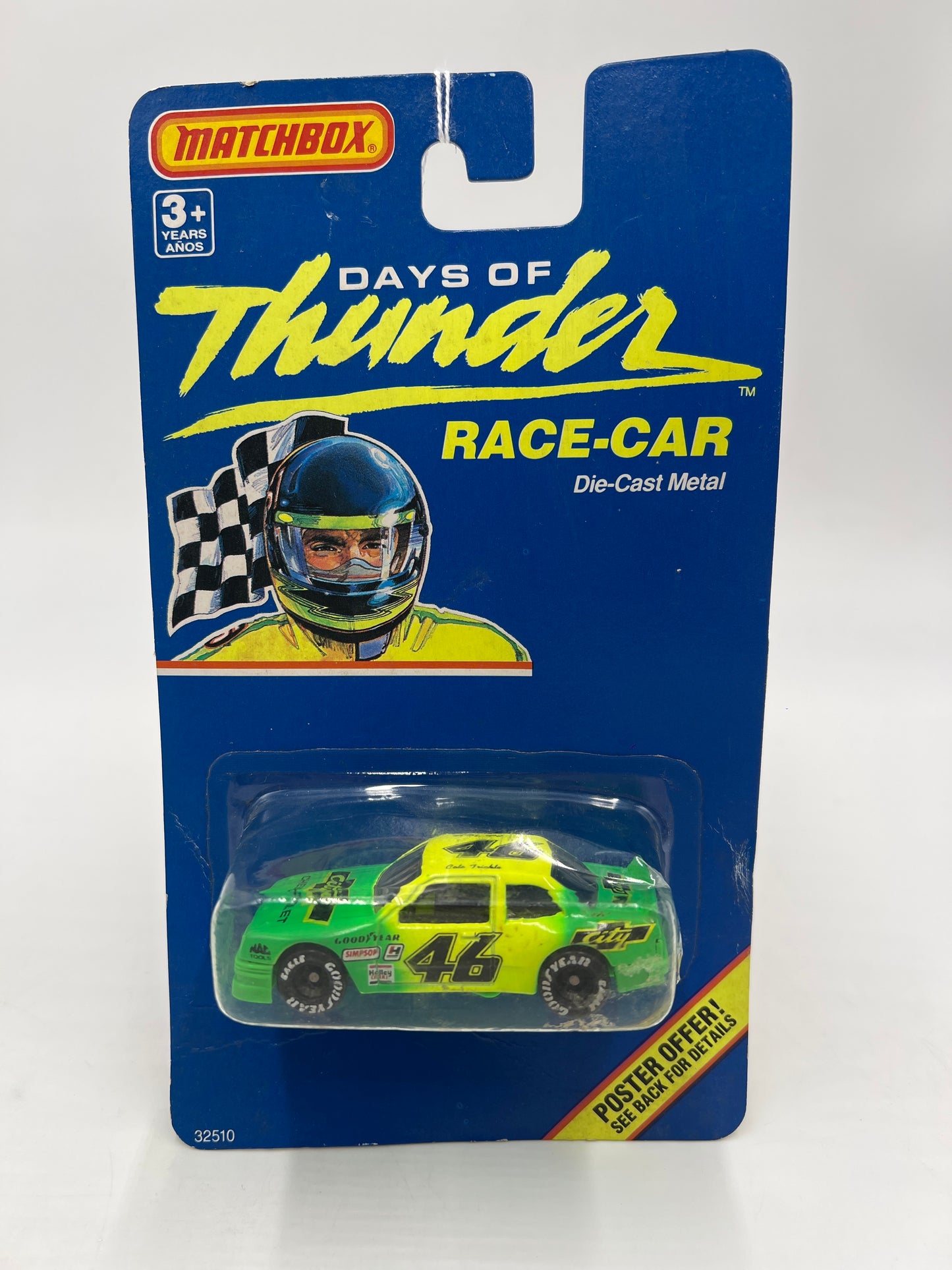 Matchbox Days Of Thunder Team Race-Car Transporter & Race Car Mello Yello/City Chevrolet Lot Of 2