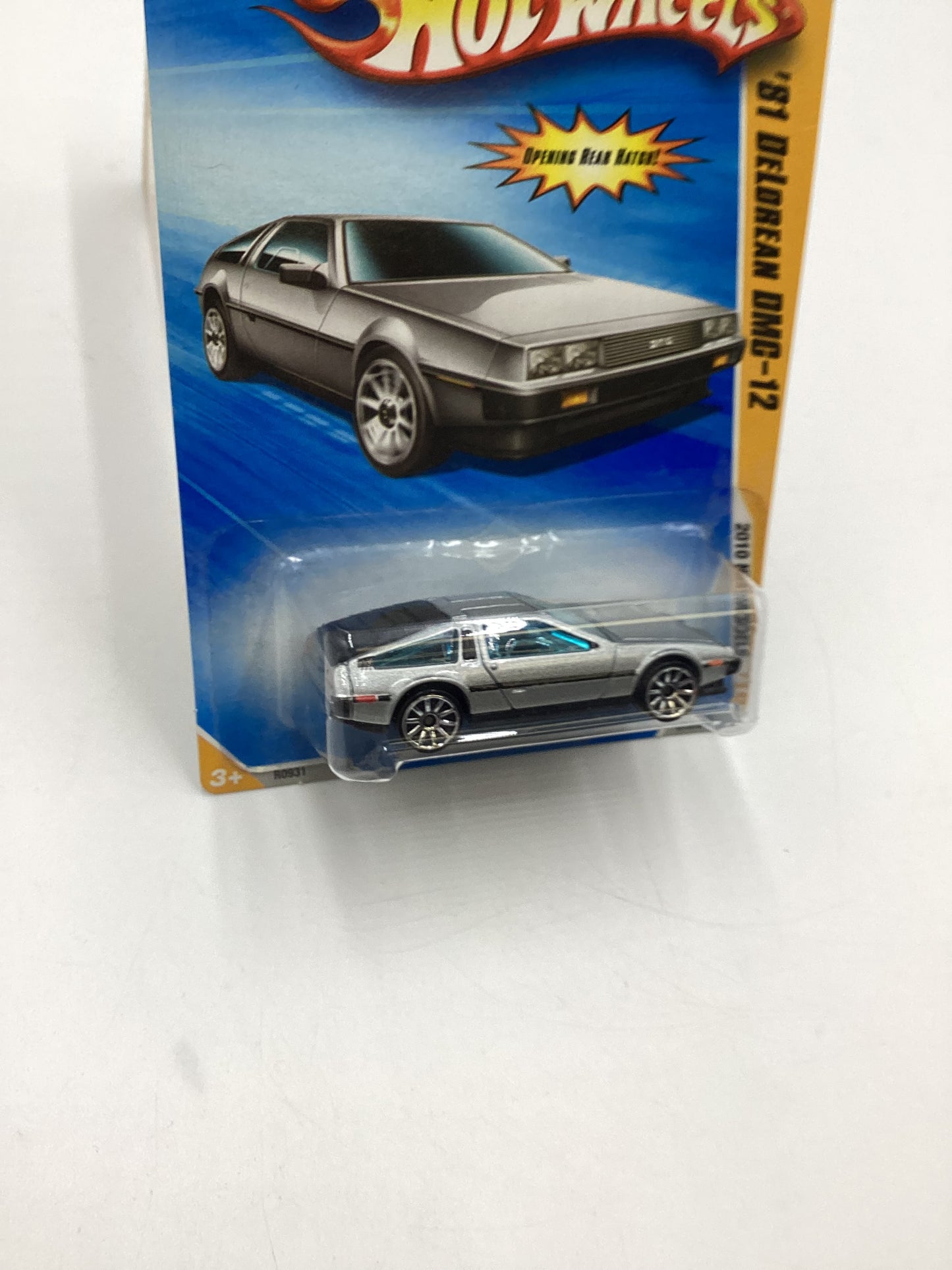 2010 Hot Wheels New Models #15 81 DeLorean DMC-12 Silver