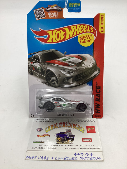 2015 Hot Wheels HW Race #150 SRT Viper GTS-R Silver 60E