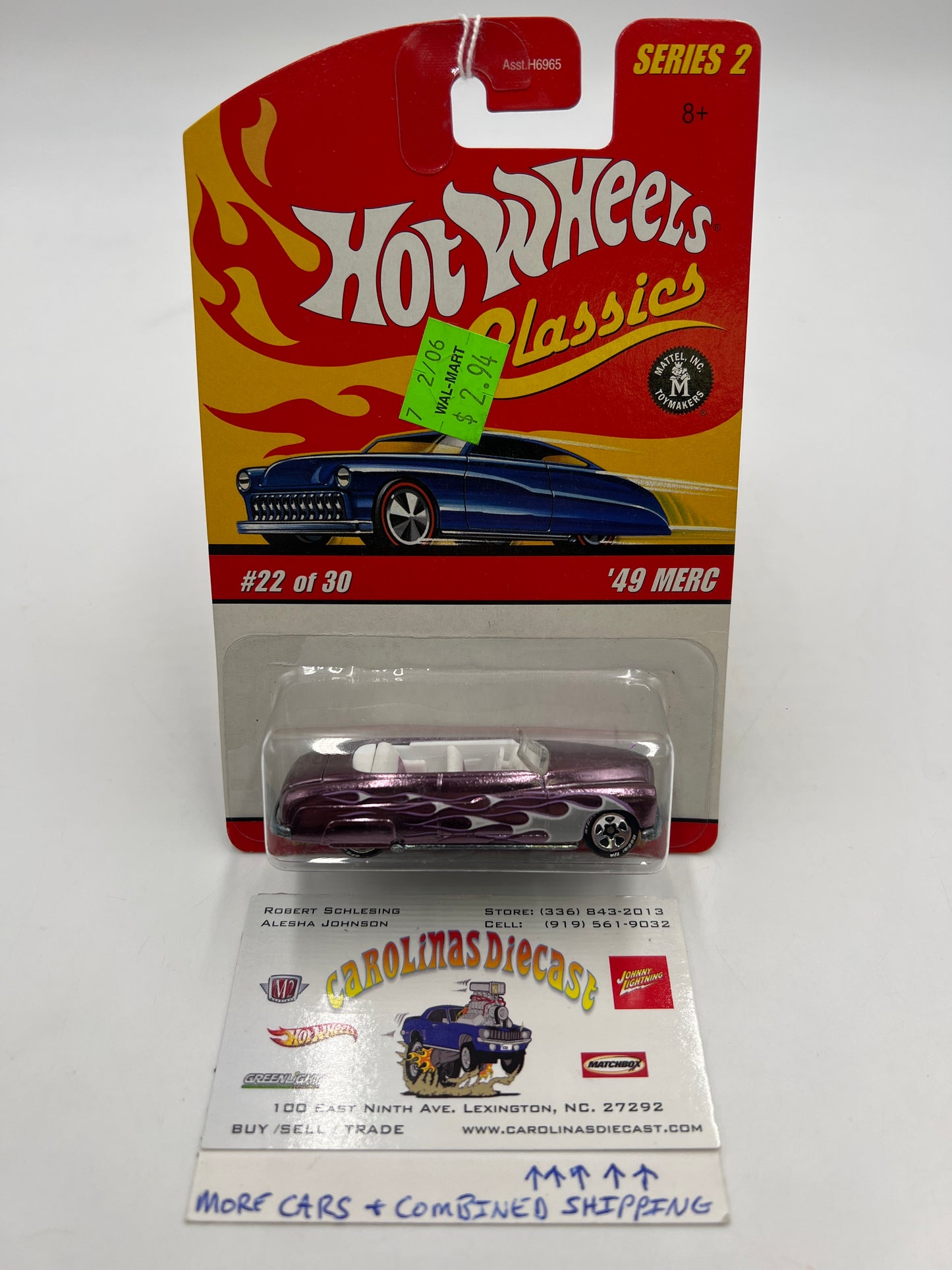 Hot Wheels Classics Series 2 #22 49 Merc Purple