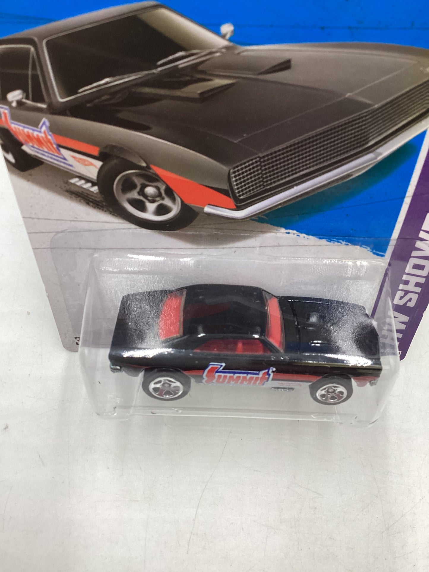 Hot Wheels 2013 #244 67 Camaro Summit Black 18E