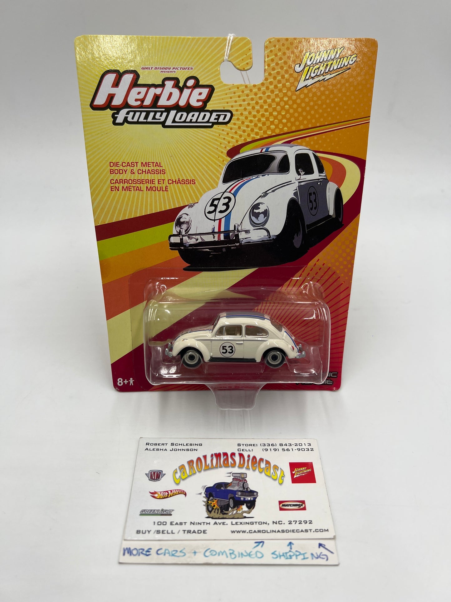 Johnny Lightning Walt Disney Herbie Fully Loaded 1976 VW Beetle Classic Herbie