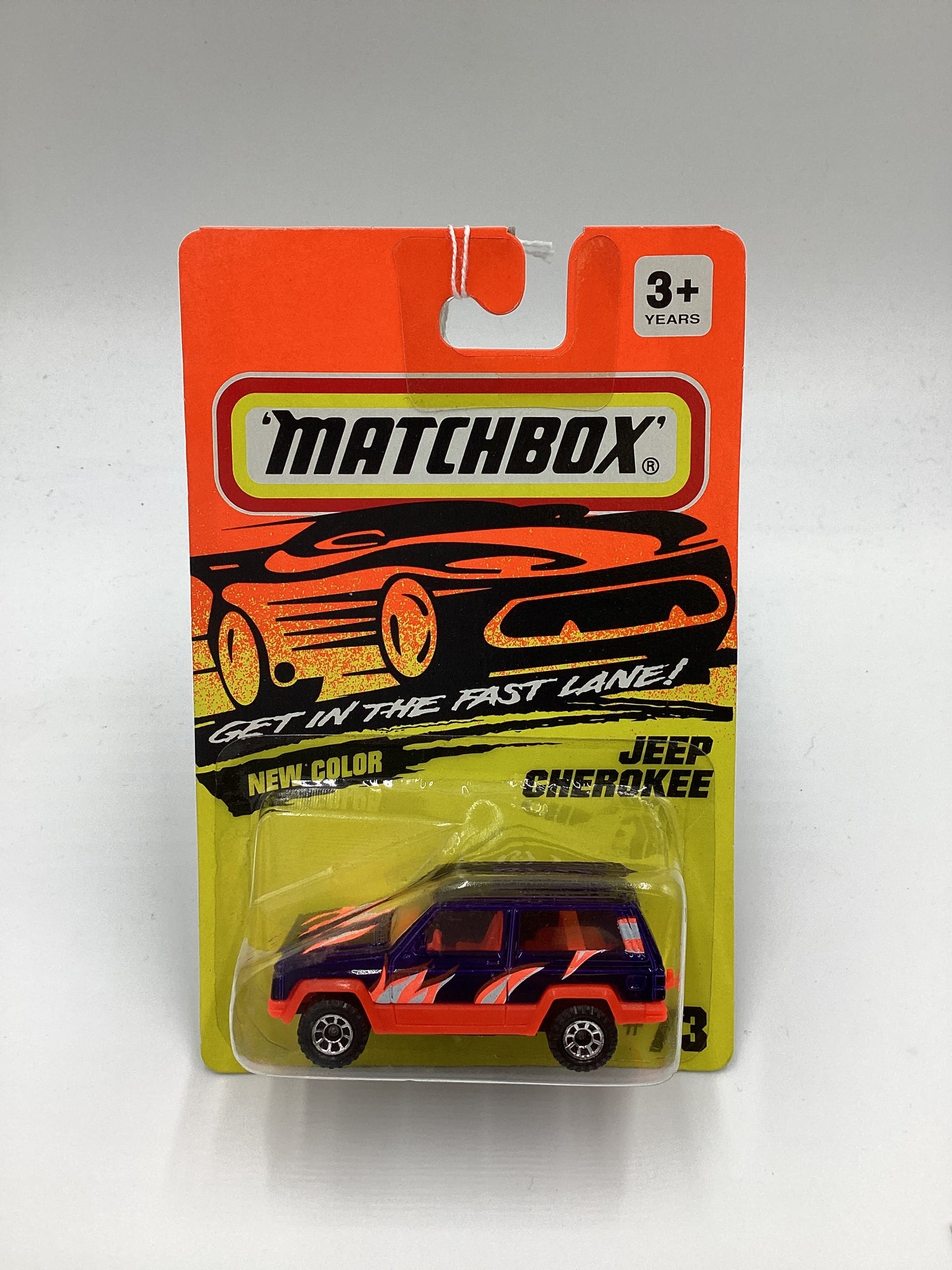 Matchbox Get In The Fast Lane #73 Jeep Cherokee Purple 209E