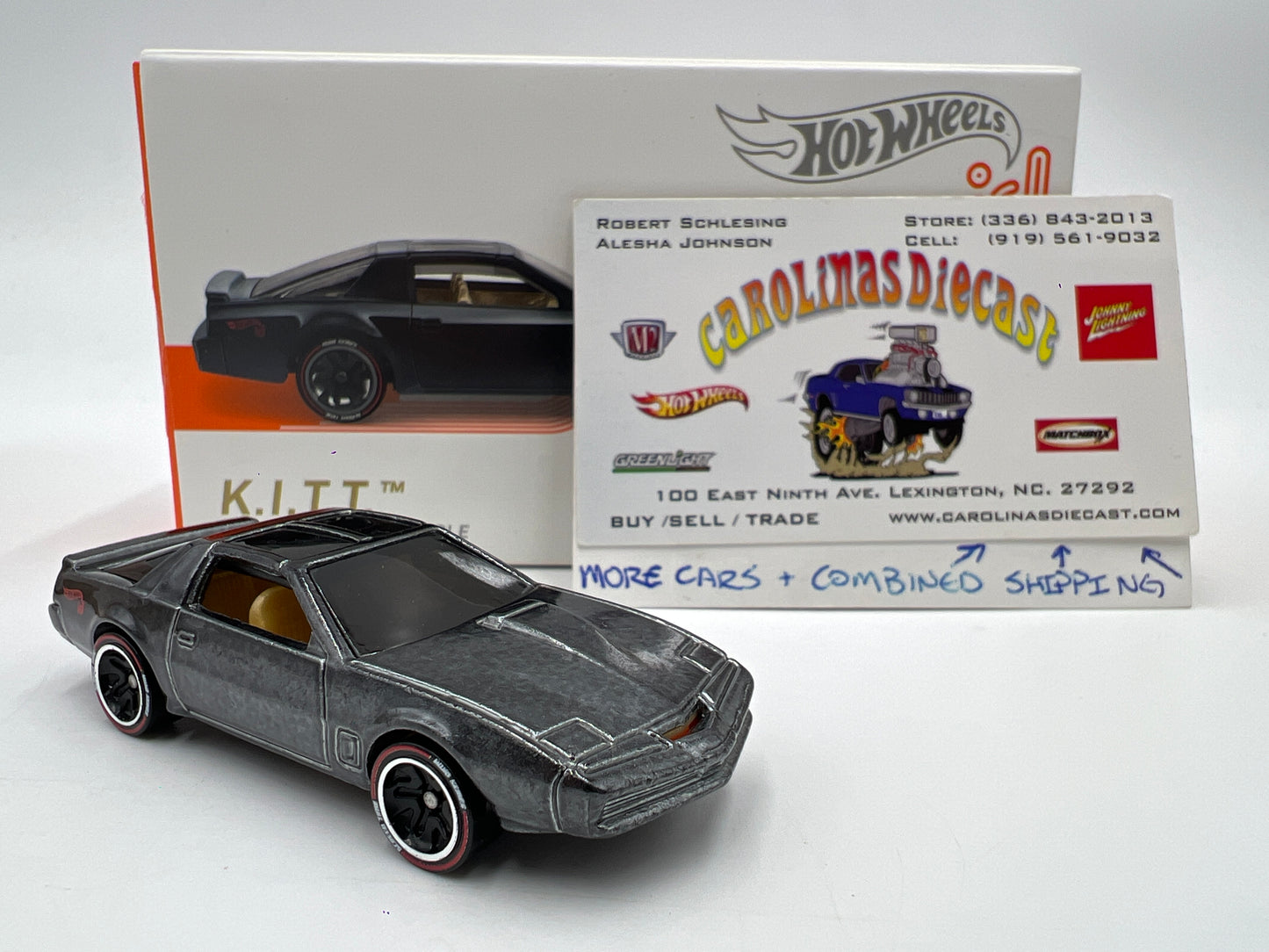 Hot Wheels iD Screen Time Series 1 #1 K.I.T.T. Black Opened