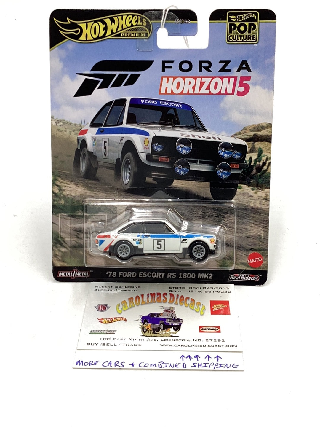 Hot Wheels Forza Horizon 5 78 Ford Escort RS 1800 MK2 245P