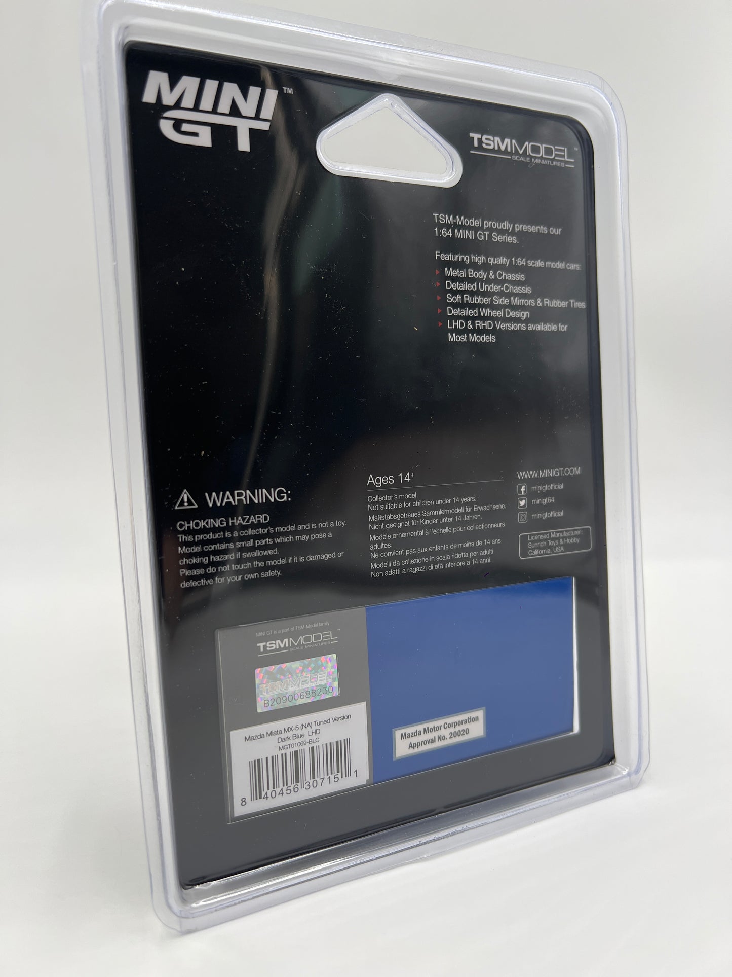 Mini GT #1069 CHASE Mazda Miata MX-5 NA Tuned Version