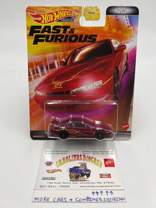 Hot Wheels Premium Fast and Furious #2 Nissan 240SX S14 Red 249C