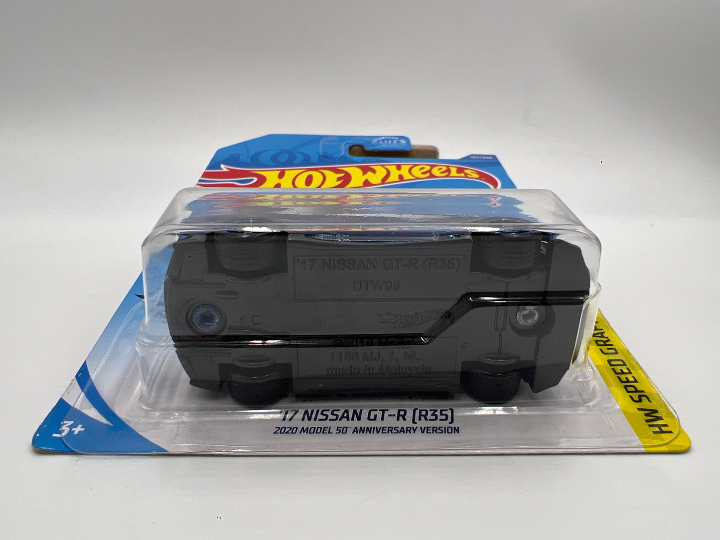 2020 Hot Wheels Super Treasure Hunt #137 17 Nissan GT-R R35 Blue W/Protector