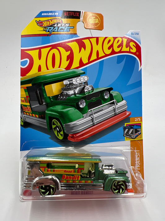 2024 Hot Wheels Fast Transit #30 Road Bandit Green VV2