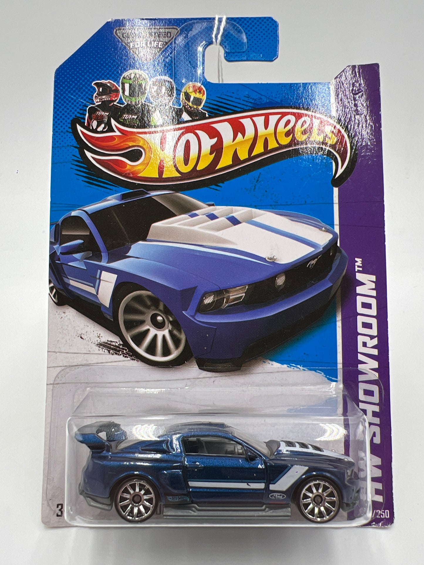 2013 Hot Wheels Showroom #230 Custom 12 Ford Mustang Blue 33D