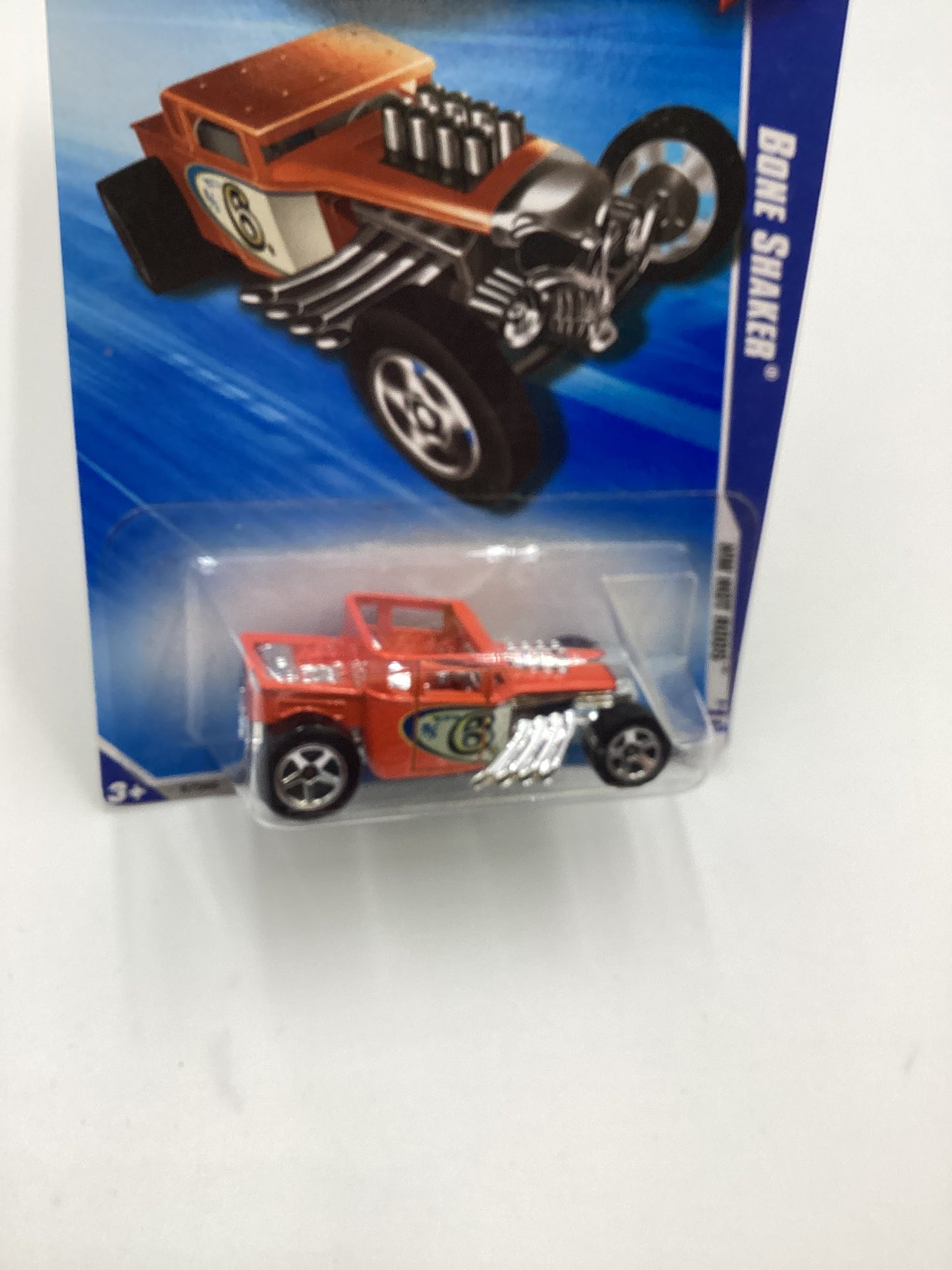 2010 Hot Wheels #143 Bone Shaker Orange 56A