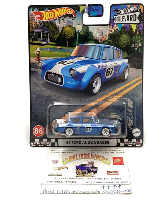 Hot Wheels Boulevard #86 67 Ford Anglia Racer 261C